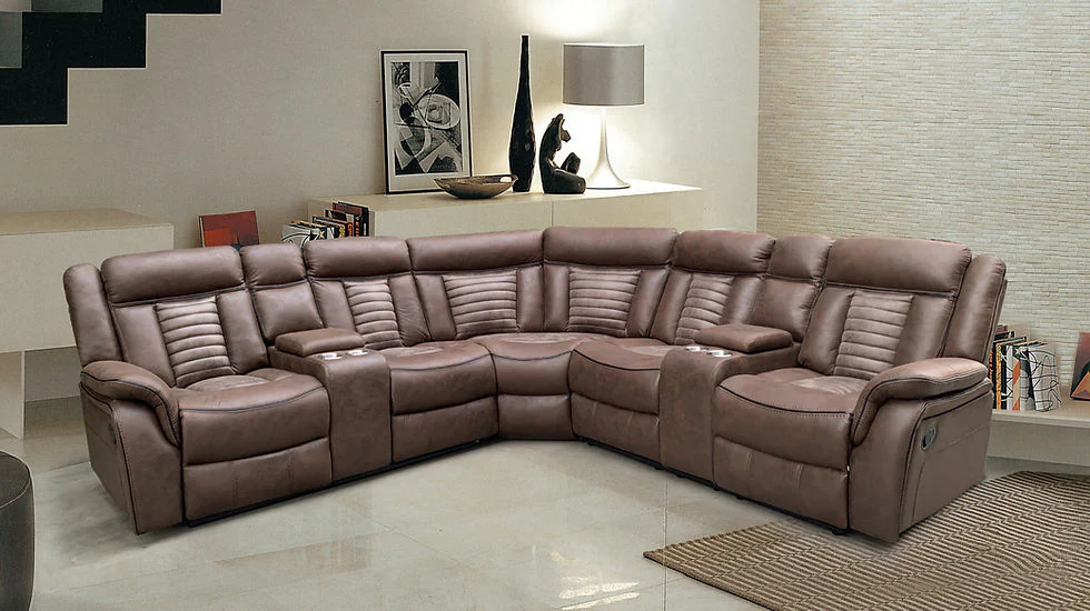 Samuel Brown 3-Piece Reclining Sectional
