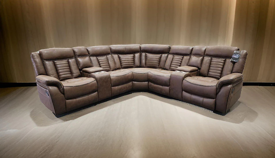 Samuel Brown 3-Piece Reclining Sectional - Image 3