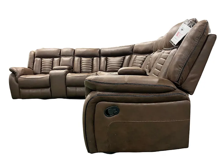 Samuel Brown 3-Piece Reclining Sectional - Image 5