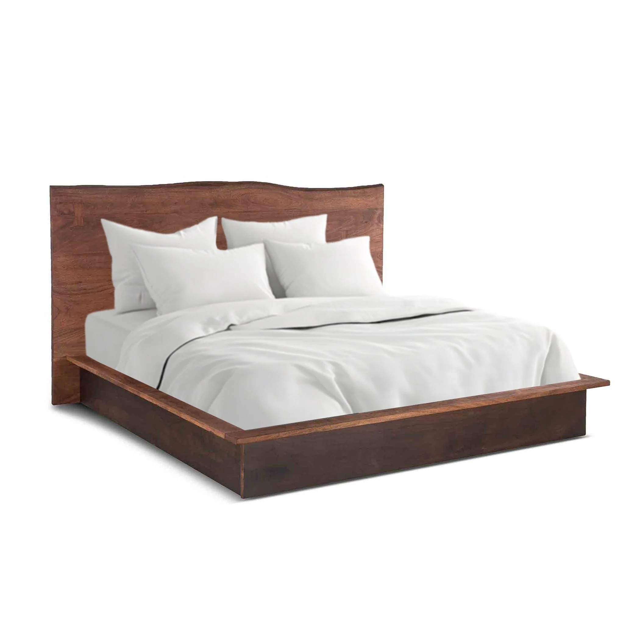 San Marino Queen Bed in Raw Walnut - Image 10