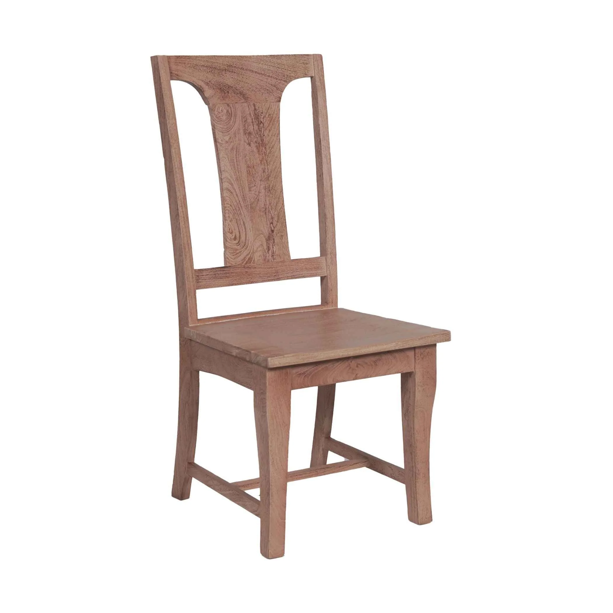 San Rafael 18" Wood Dining Chair in Antique Oak, Set of 2