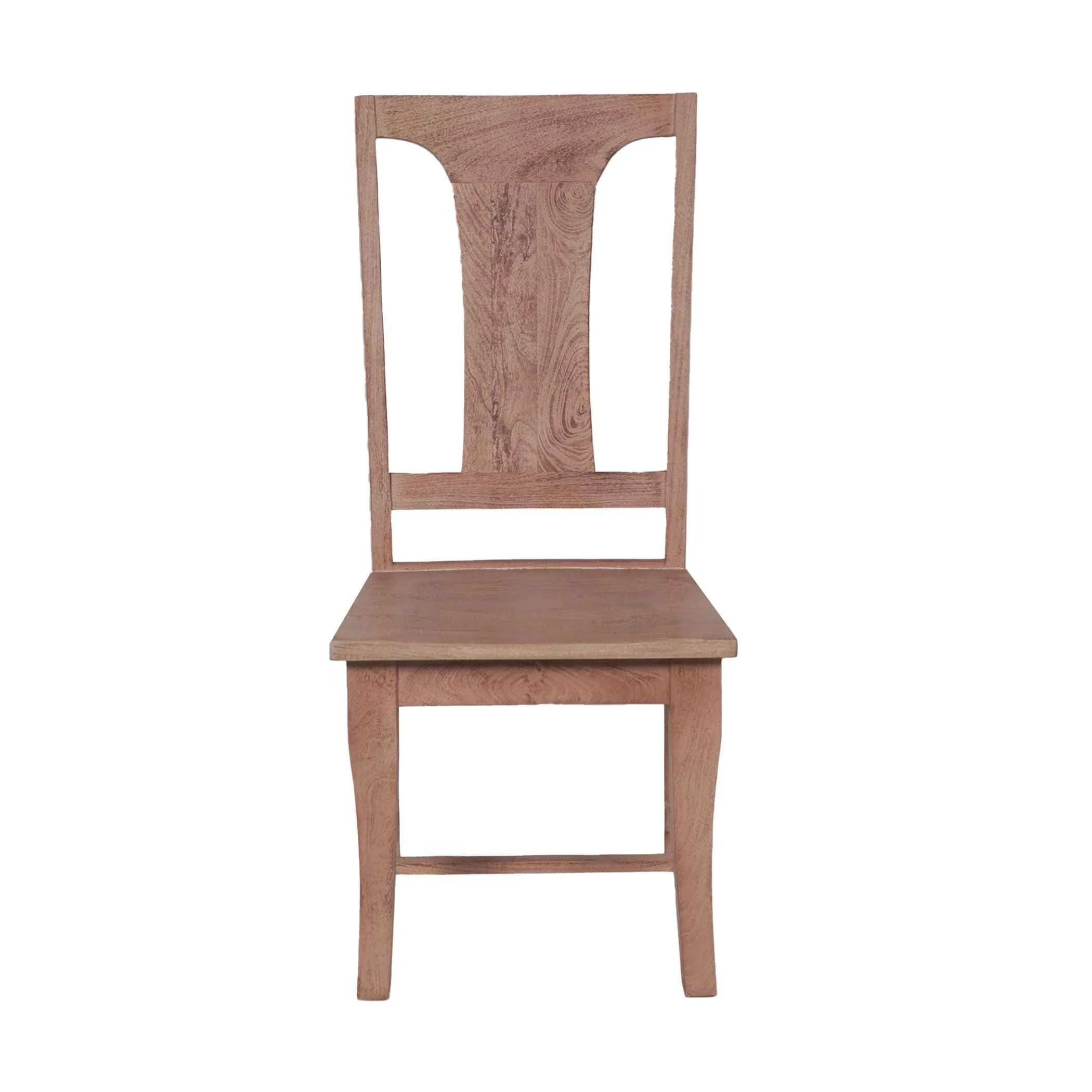 San Rafael 18" Wood Dining Chair in Antique Oak, Set of 2 - Image 2