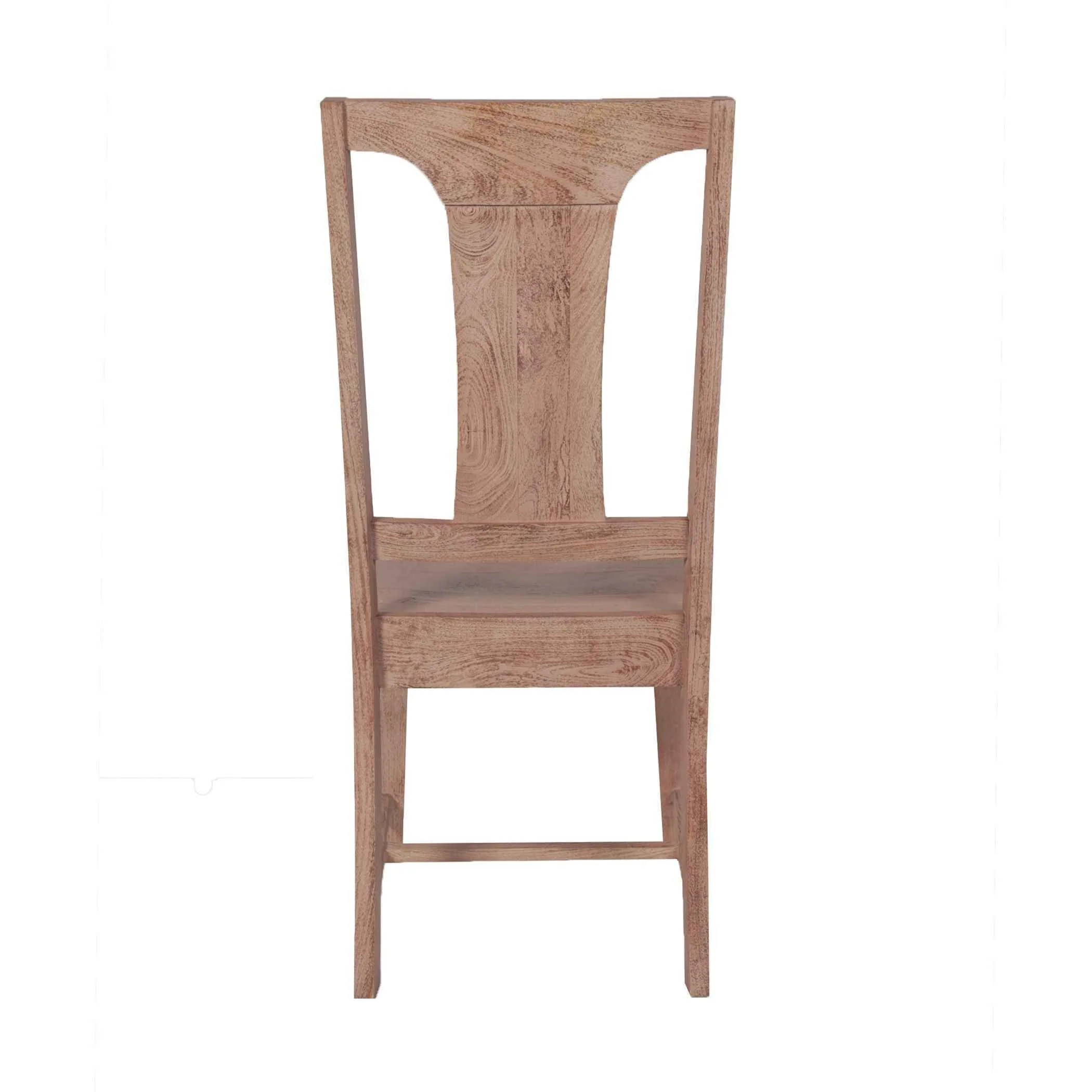 San Rafael 18" Wood Dining Chair in Antique Oak, Set of 2 - Image 4