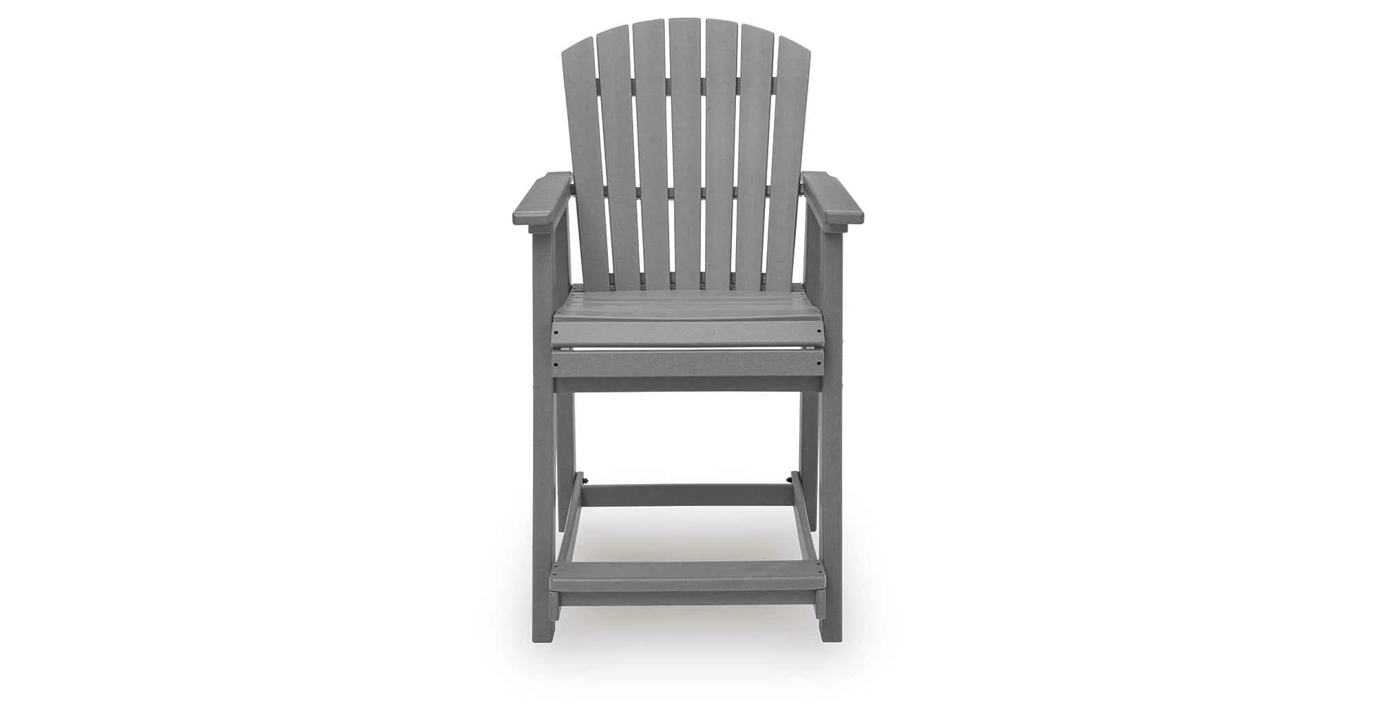 Sanctuary Beach Dark Gray Outdoor Counter Height Bar Stool (Set of 2) - Image 9