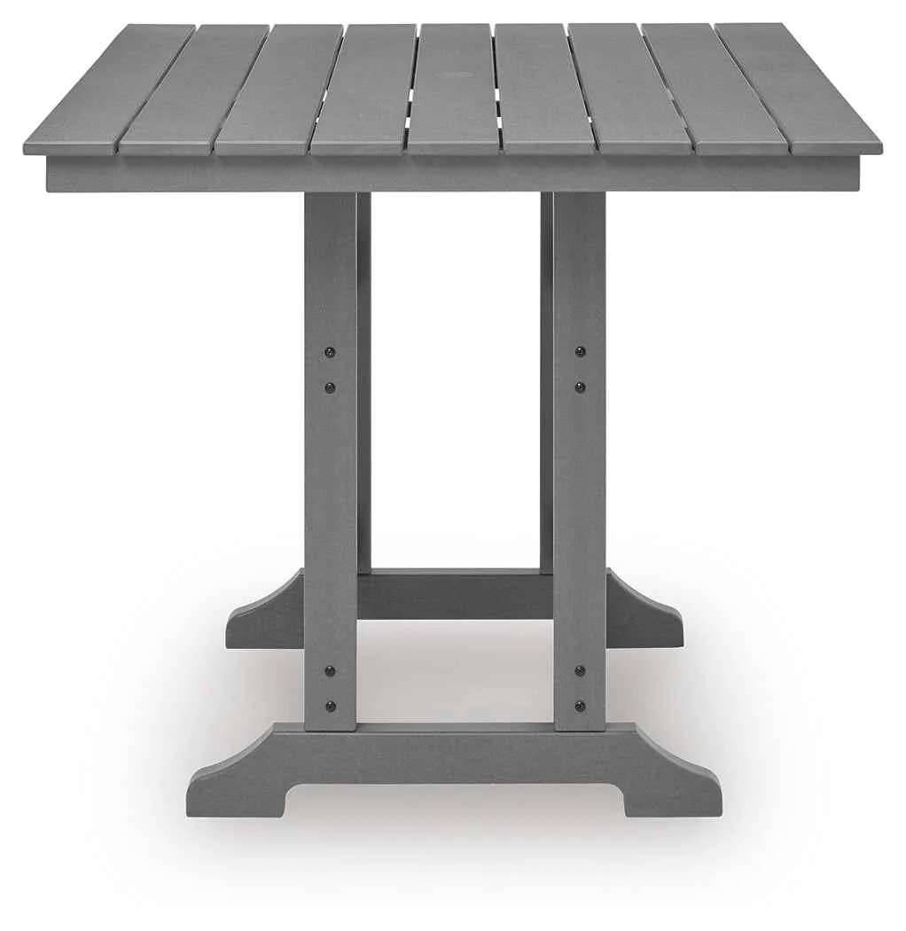 Sanctuary Beach Dark Gray Outdoor Counter Height Dining Table - Image 4