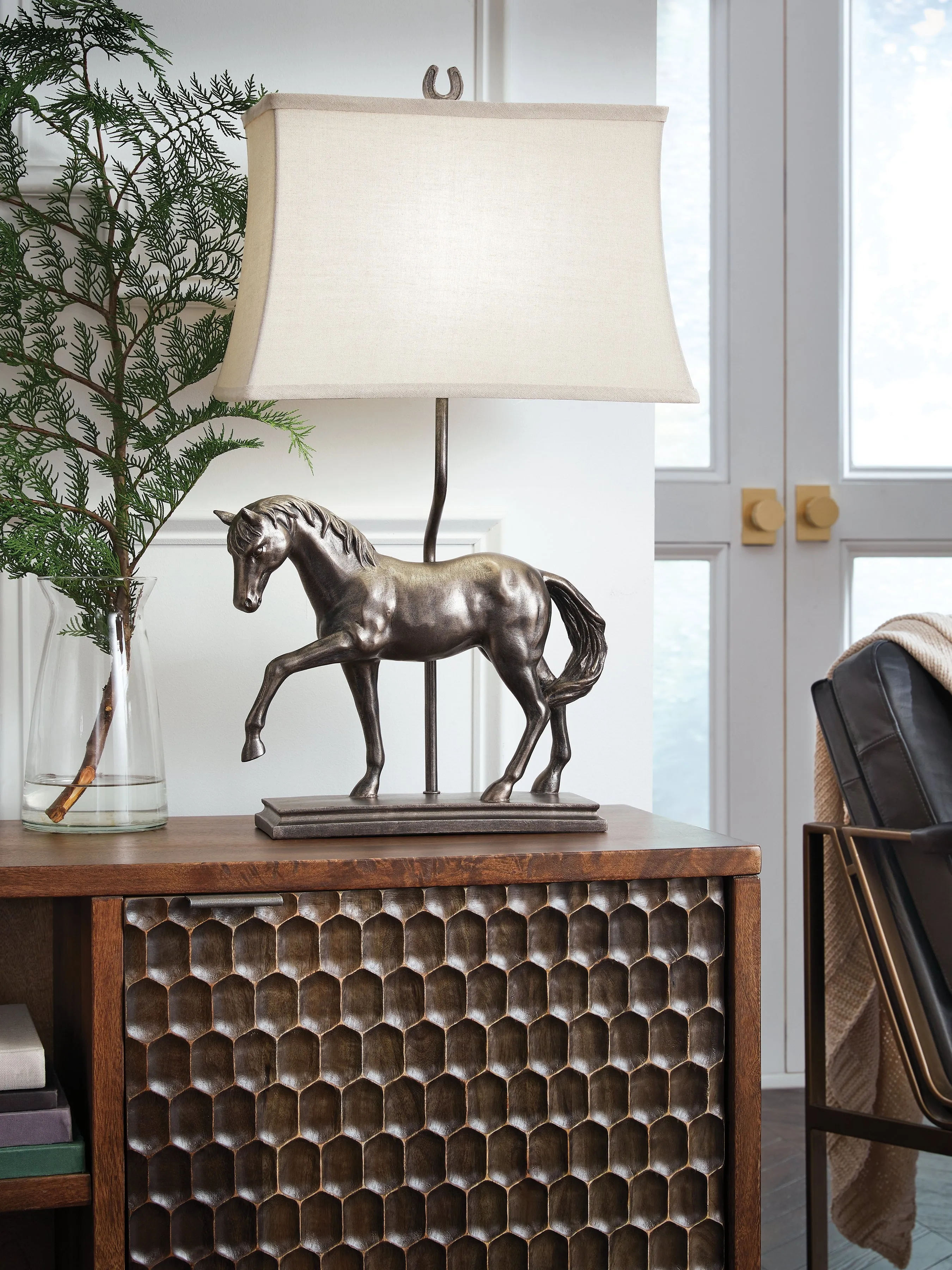 Sandorman Bronze Finish Table Lamp