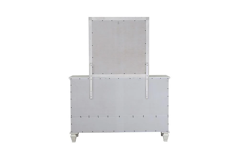 Sandy Beach White 11-Drawer Rectangular Dresser - Image 9
