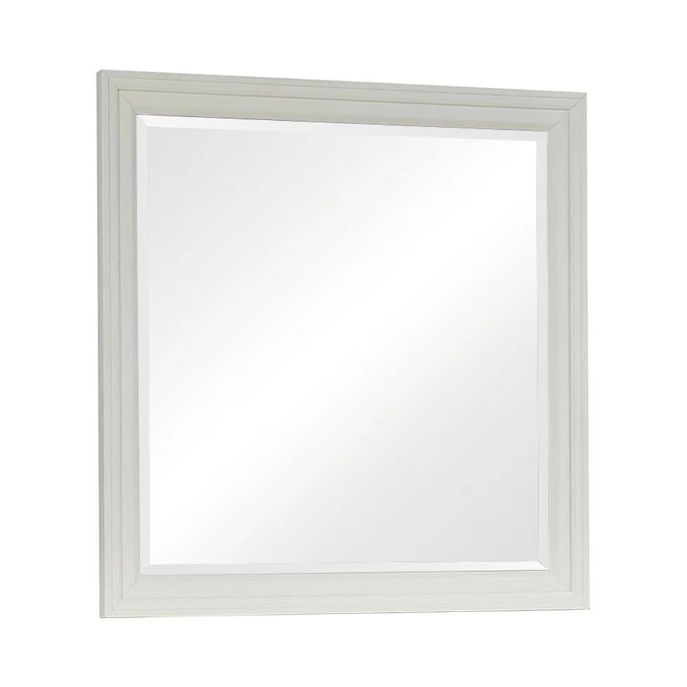 Sandy Beach White Rectangular Mirror - Image 9