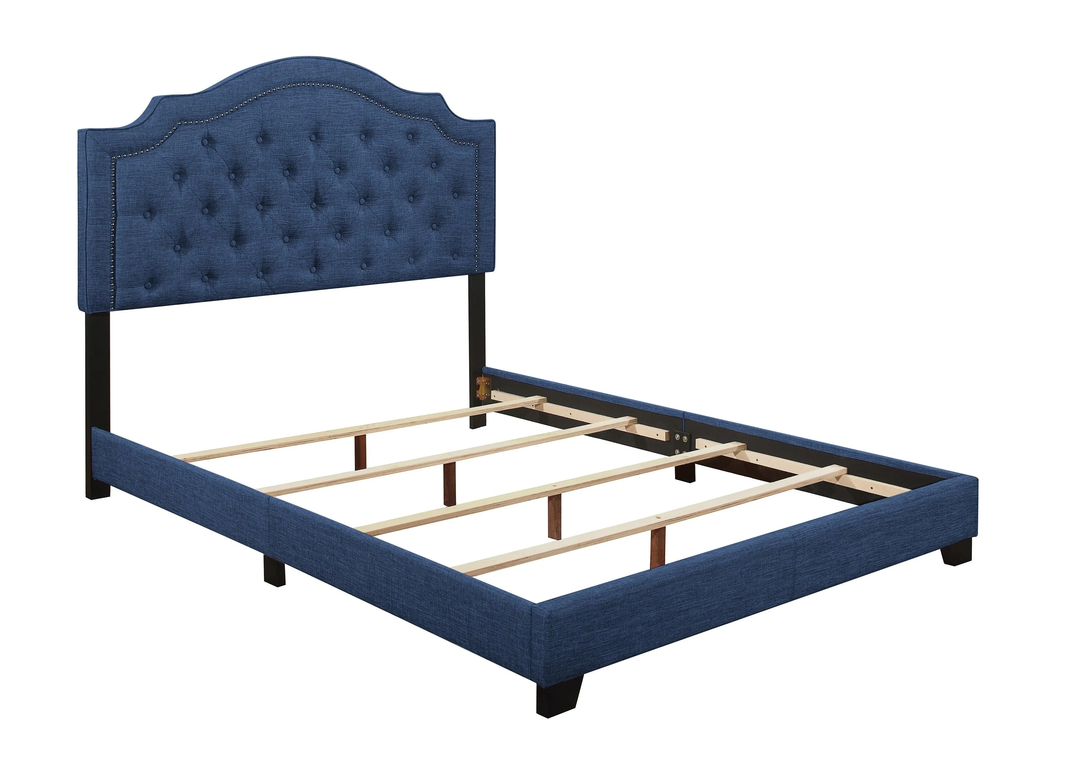 Sandy Blue King Upholstered Bed - Image 2