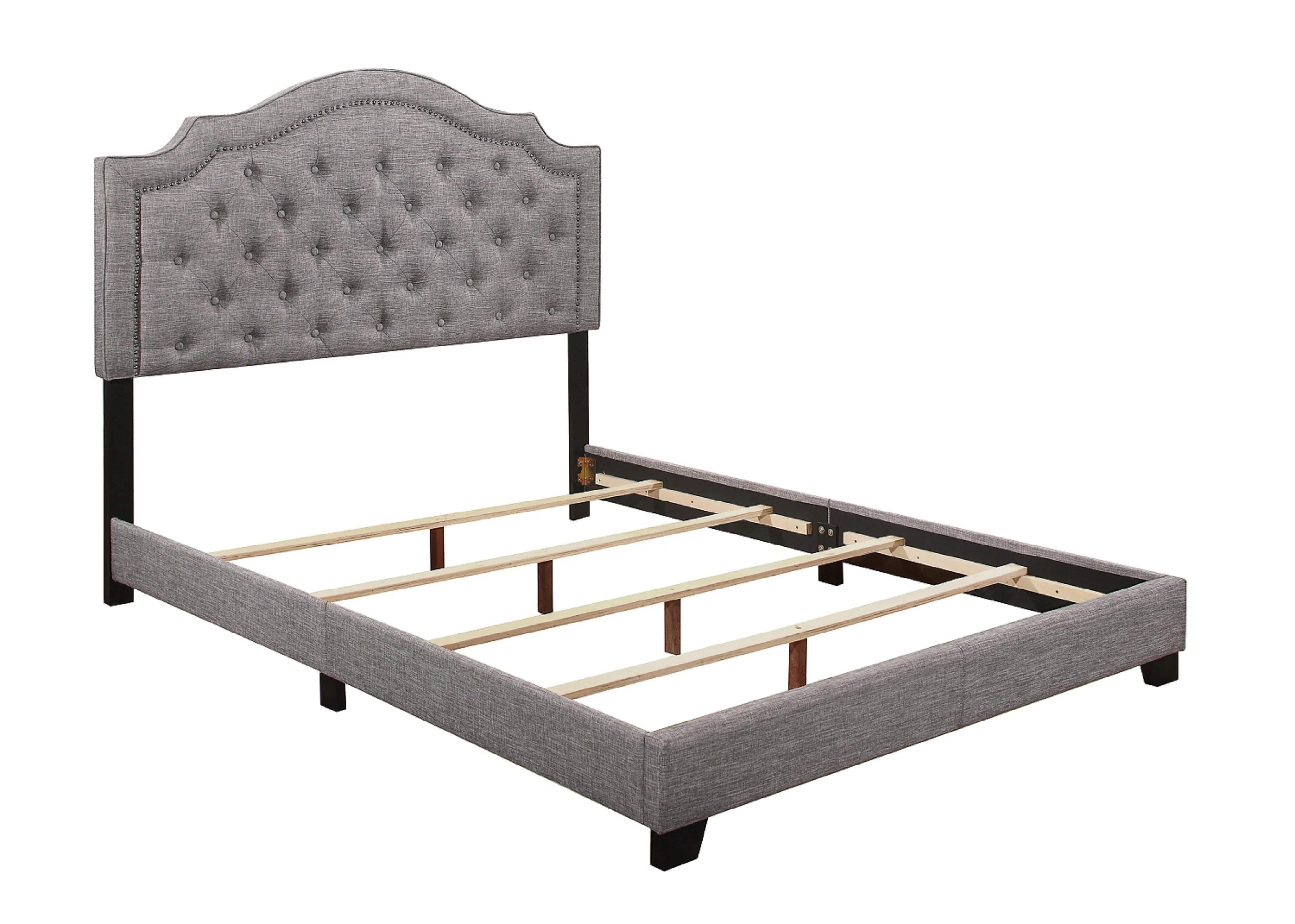 Sandy Gray King Upholstered Bed - Image 2