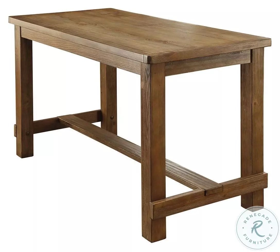 Sania Rustic Oak Counter Ht. Table
