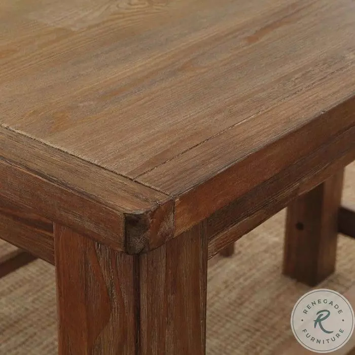 Sania Rustic Oak Counter Ht. Table - Image 3