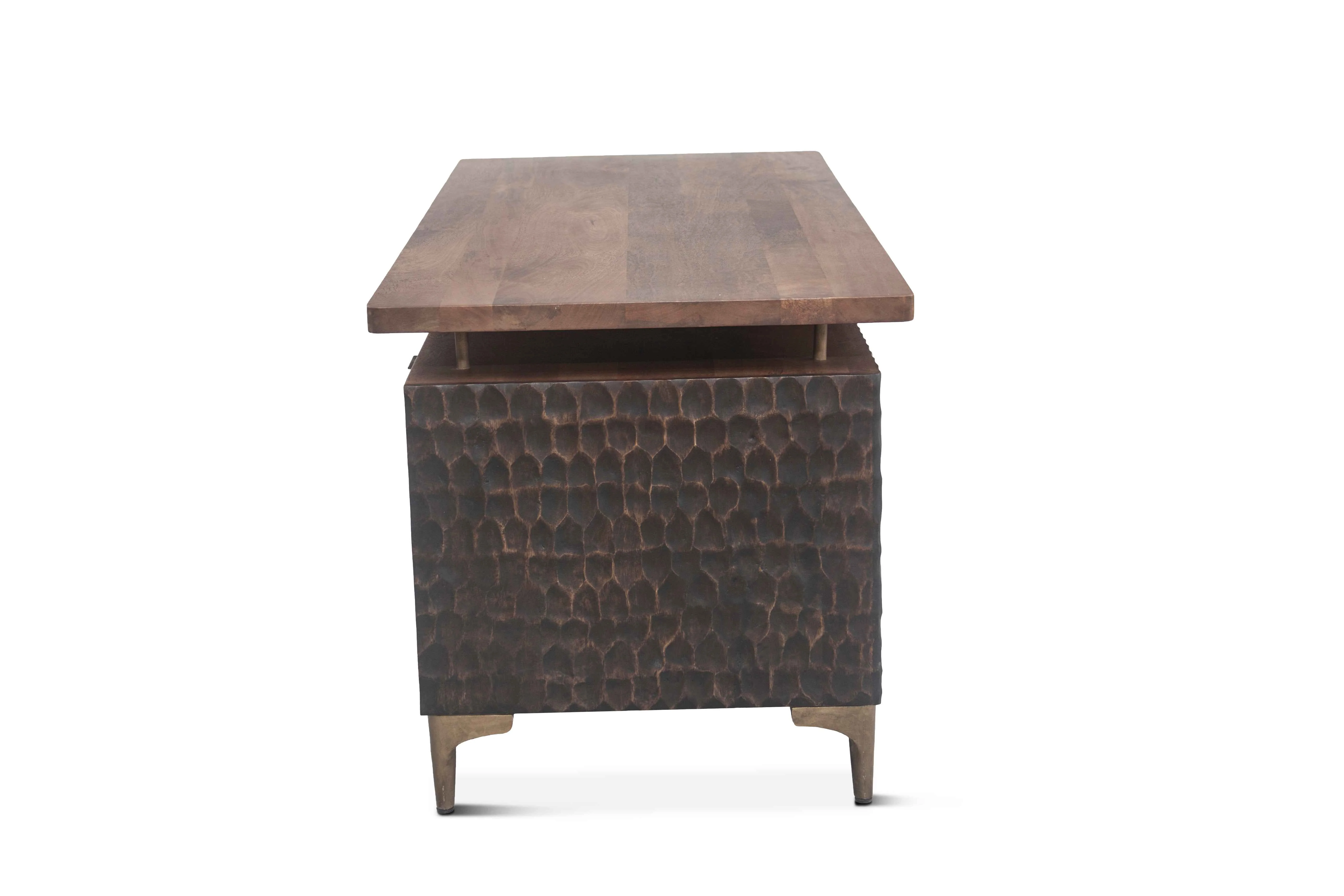 Santa Cruz 66" Office Desk in Two Tone - Image 11