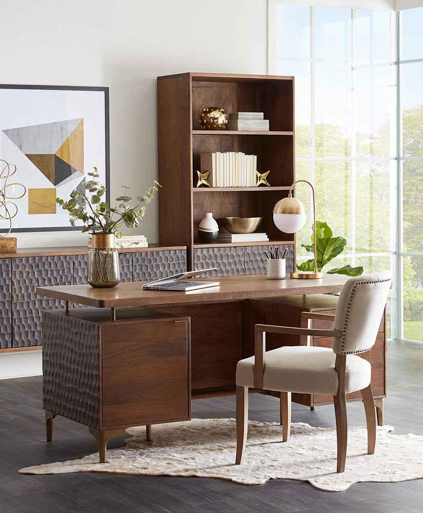 Santa Cruz 66" Office Desk in Two Tone - Image 13