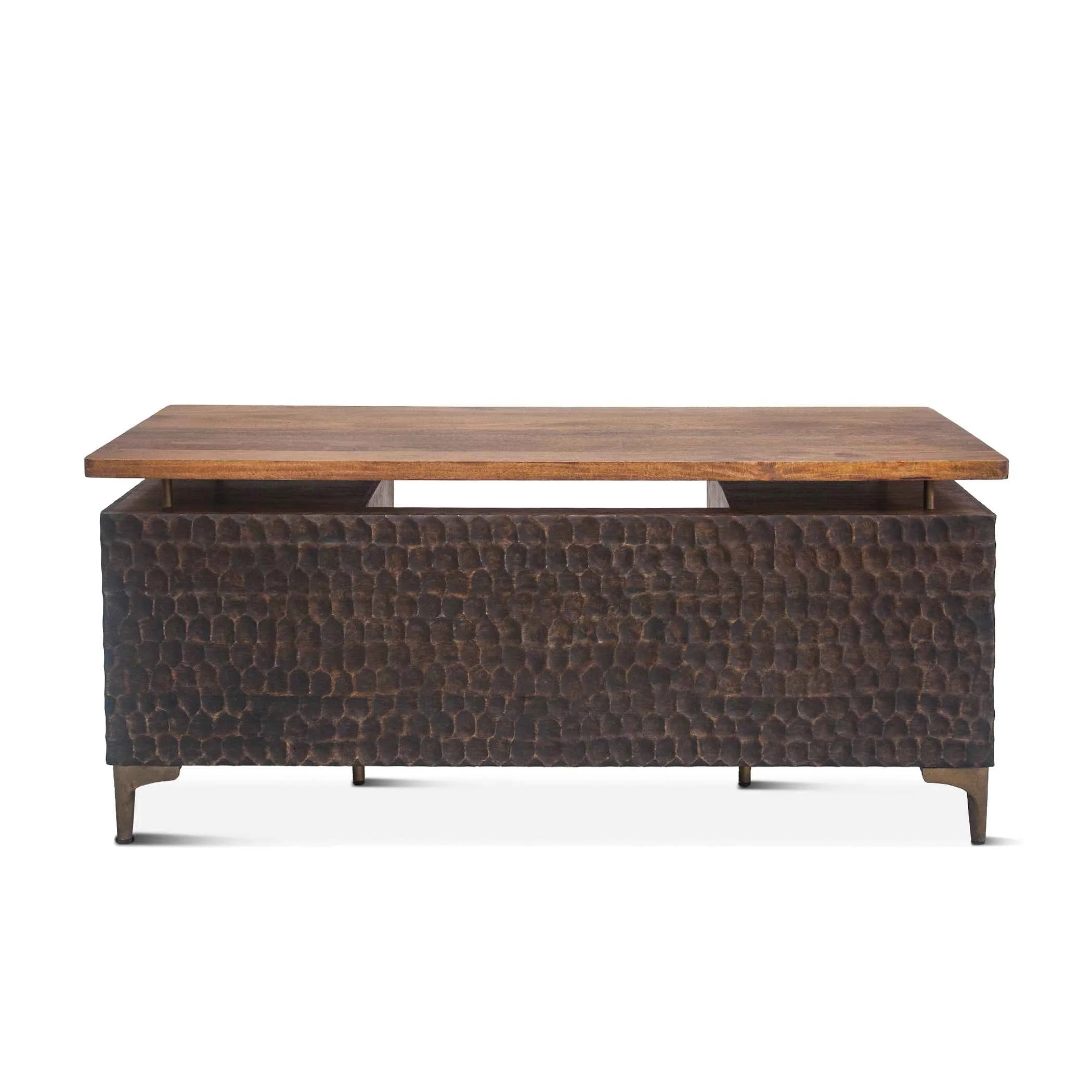 Santa Cruz 66" Office Desk in Two Tone - Image 14