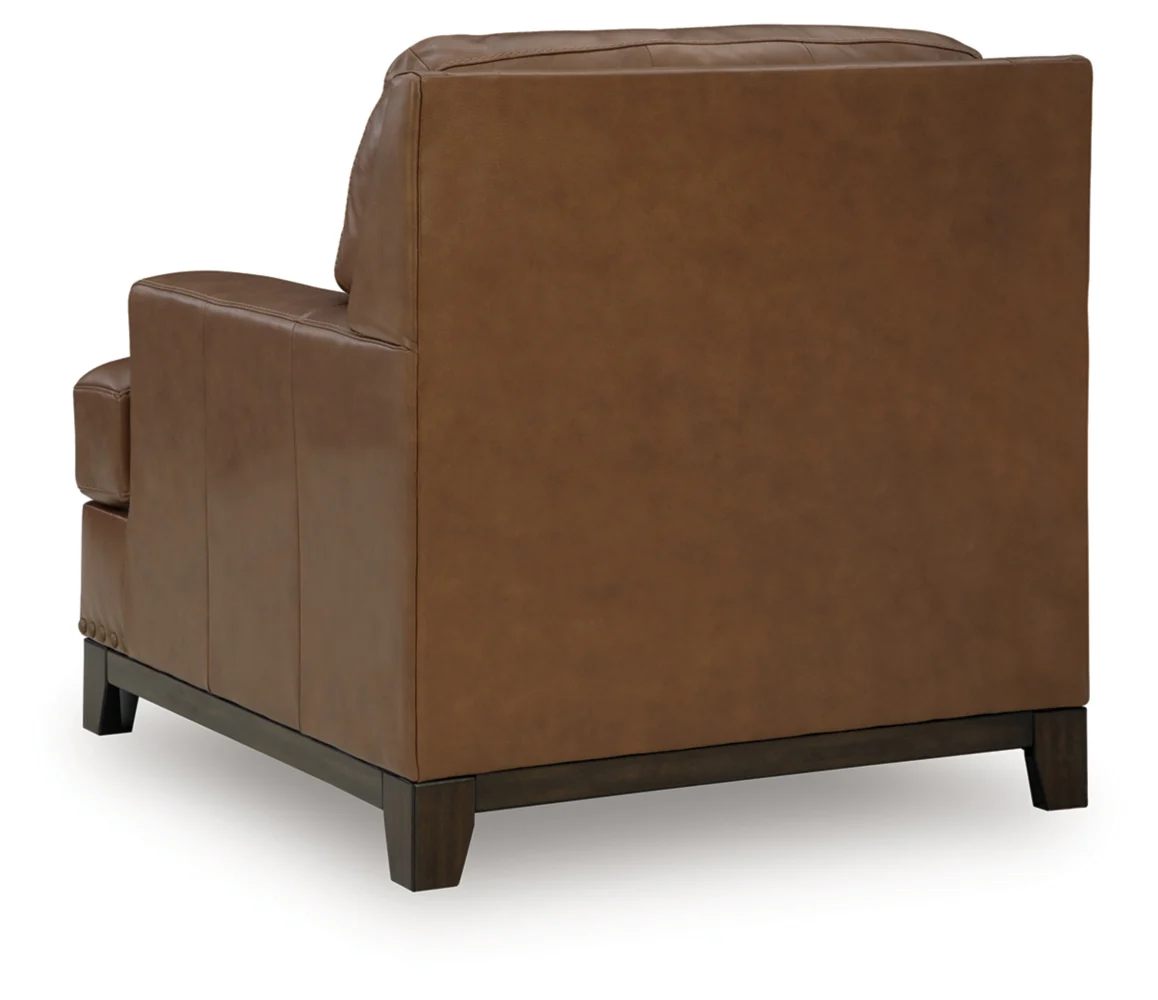 Saonara Amber Genuine Leather Chair - Image 4