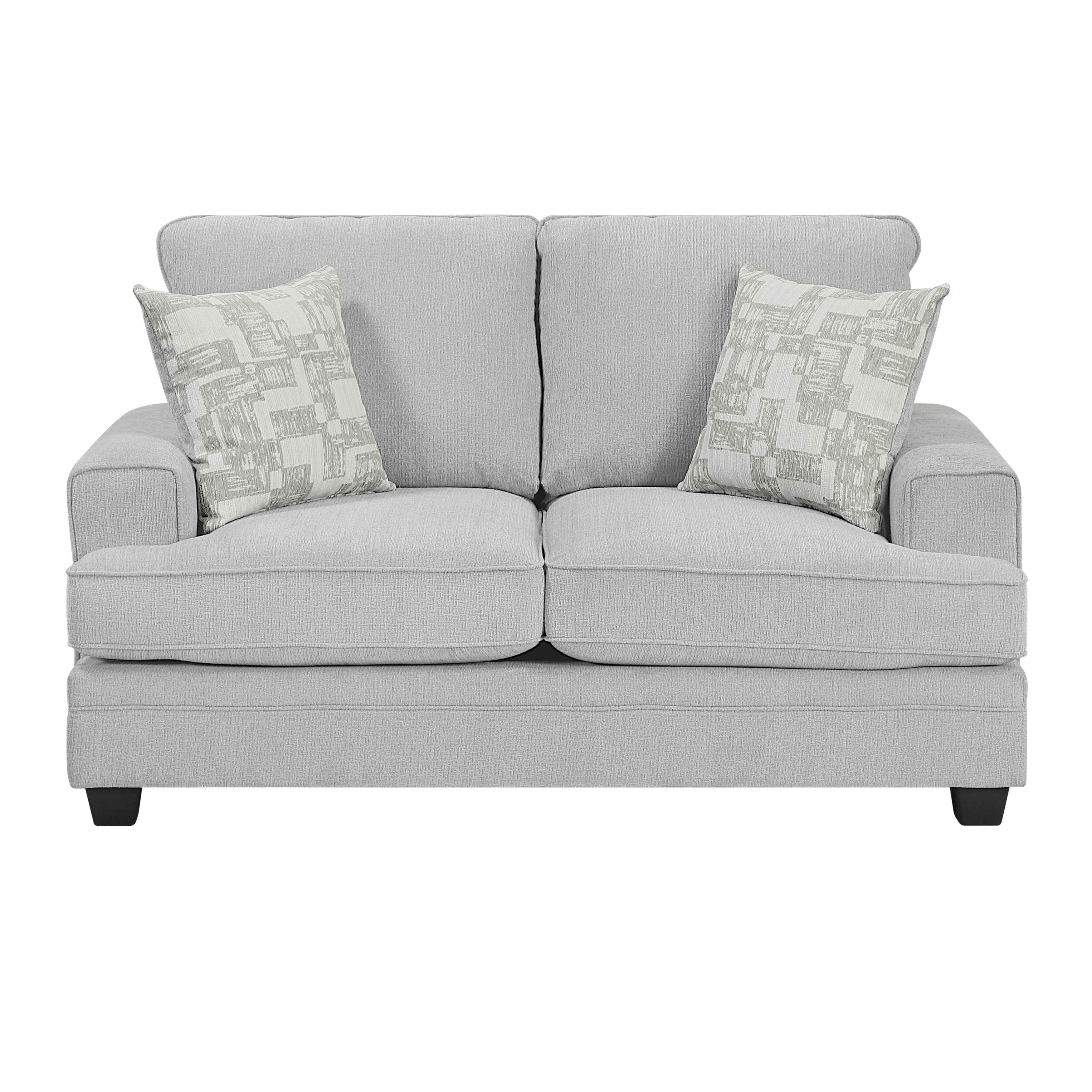 Sarah Stone Gray Loveseat