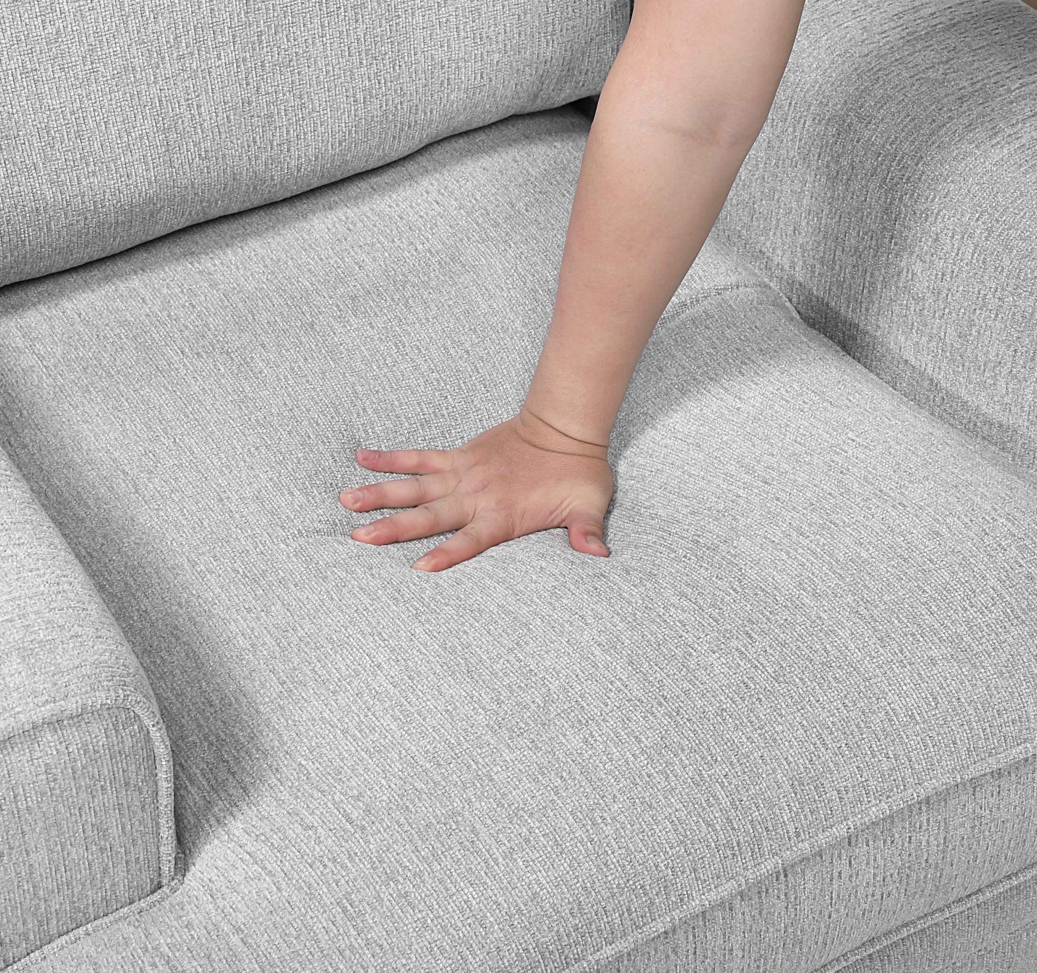 Sarah Stone Gray Loveseat - Image 7