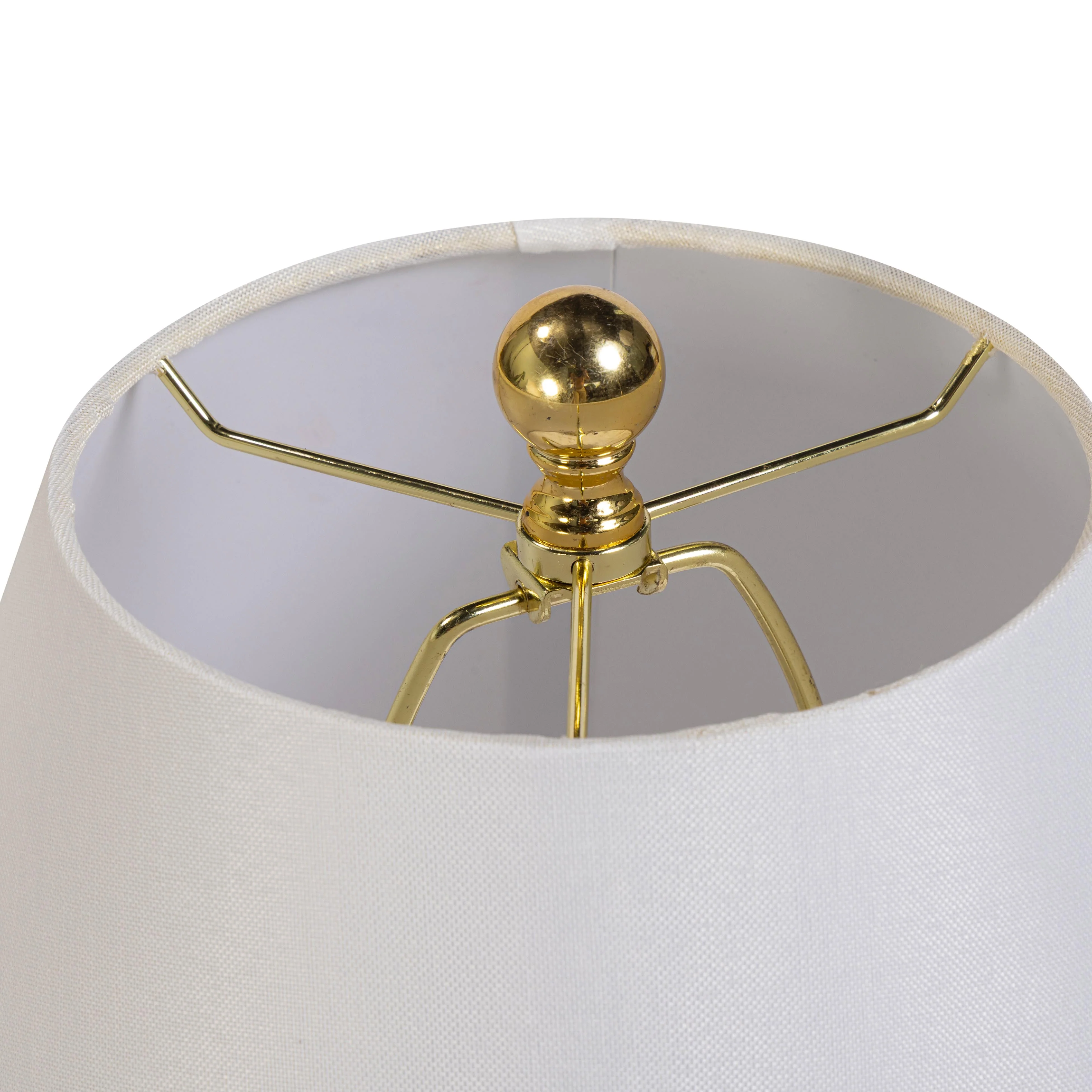 Sardine White & Blue Ceramic Table Lamp - Image 4