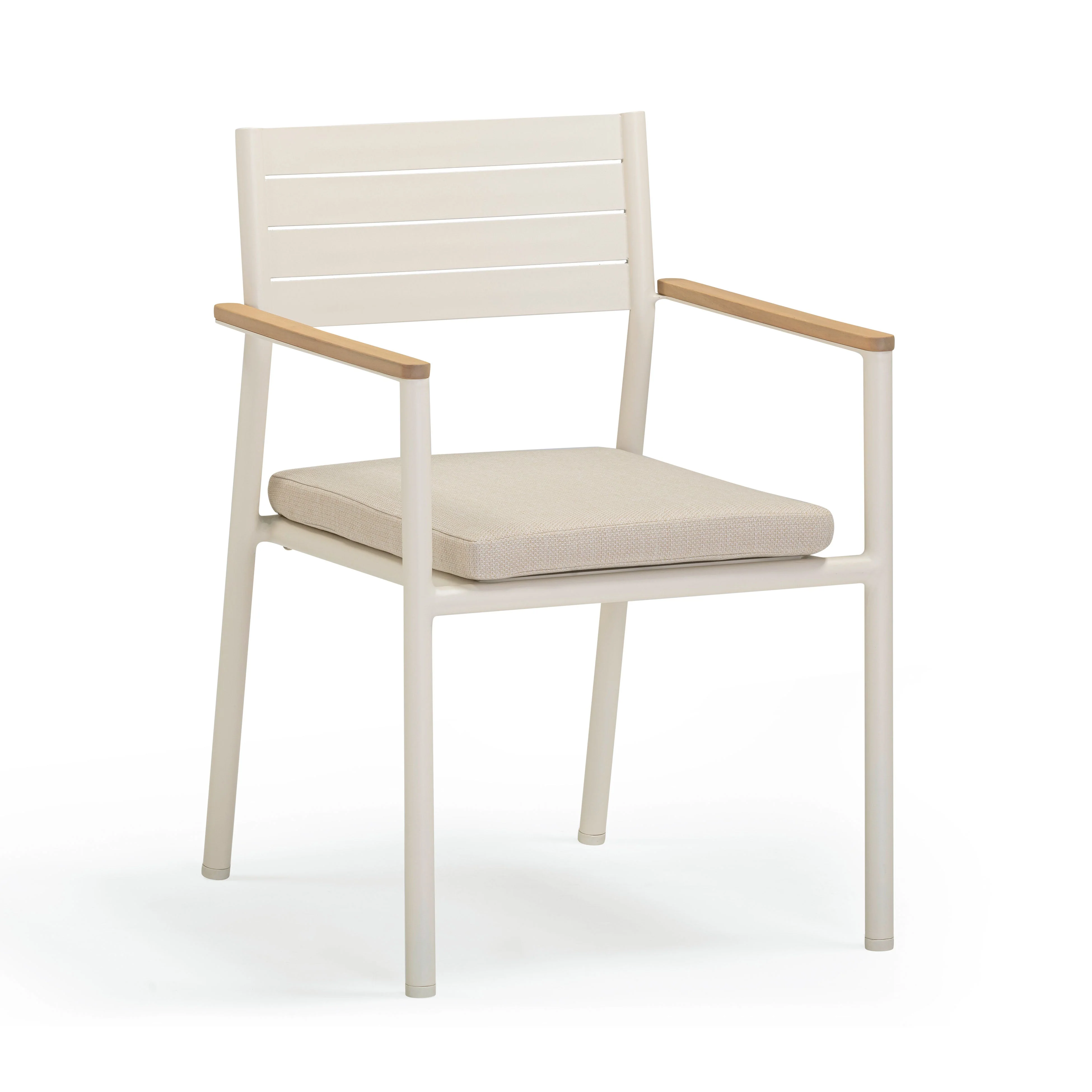 Sardinia Cream Outdoor Dining Chair - Set of 2 - Image 3