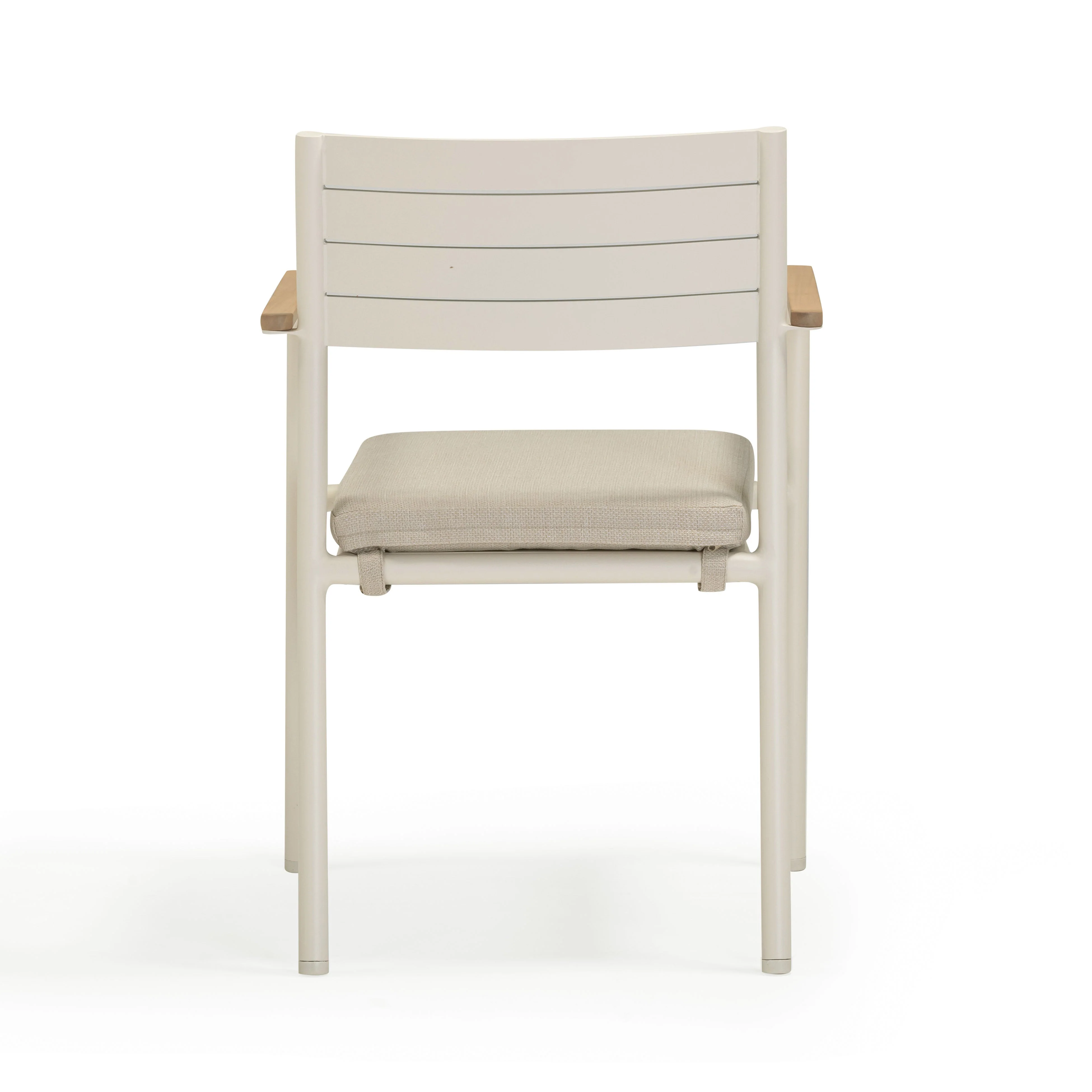 Sardinia Cream Outdoor Dining Chair - Set of 2 - Image 6