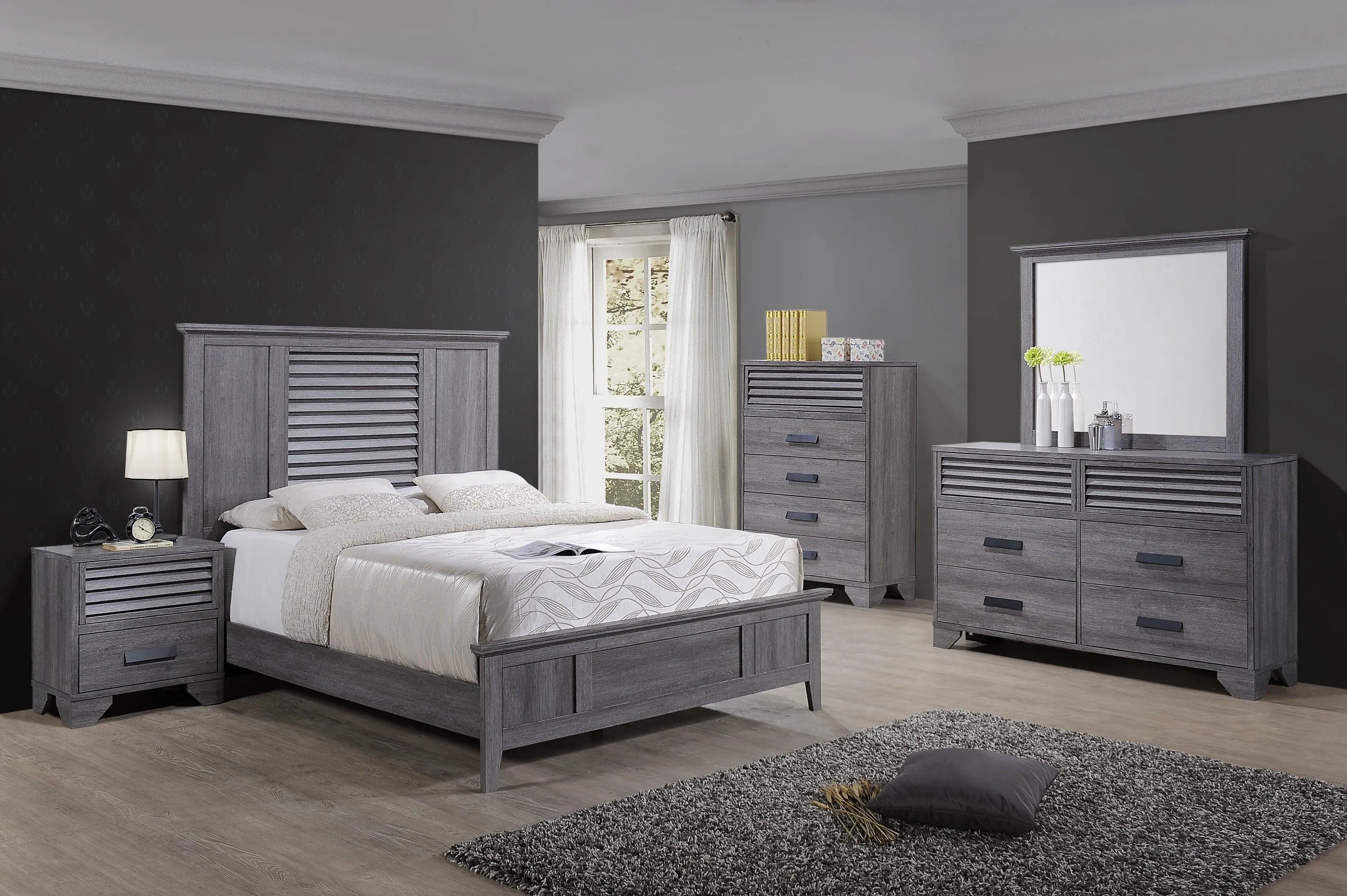Sarter Gray Bedroom Mirror (Mirror Only) - Image 2