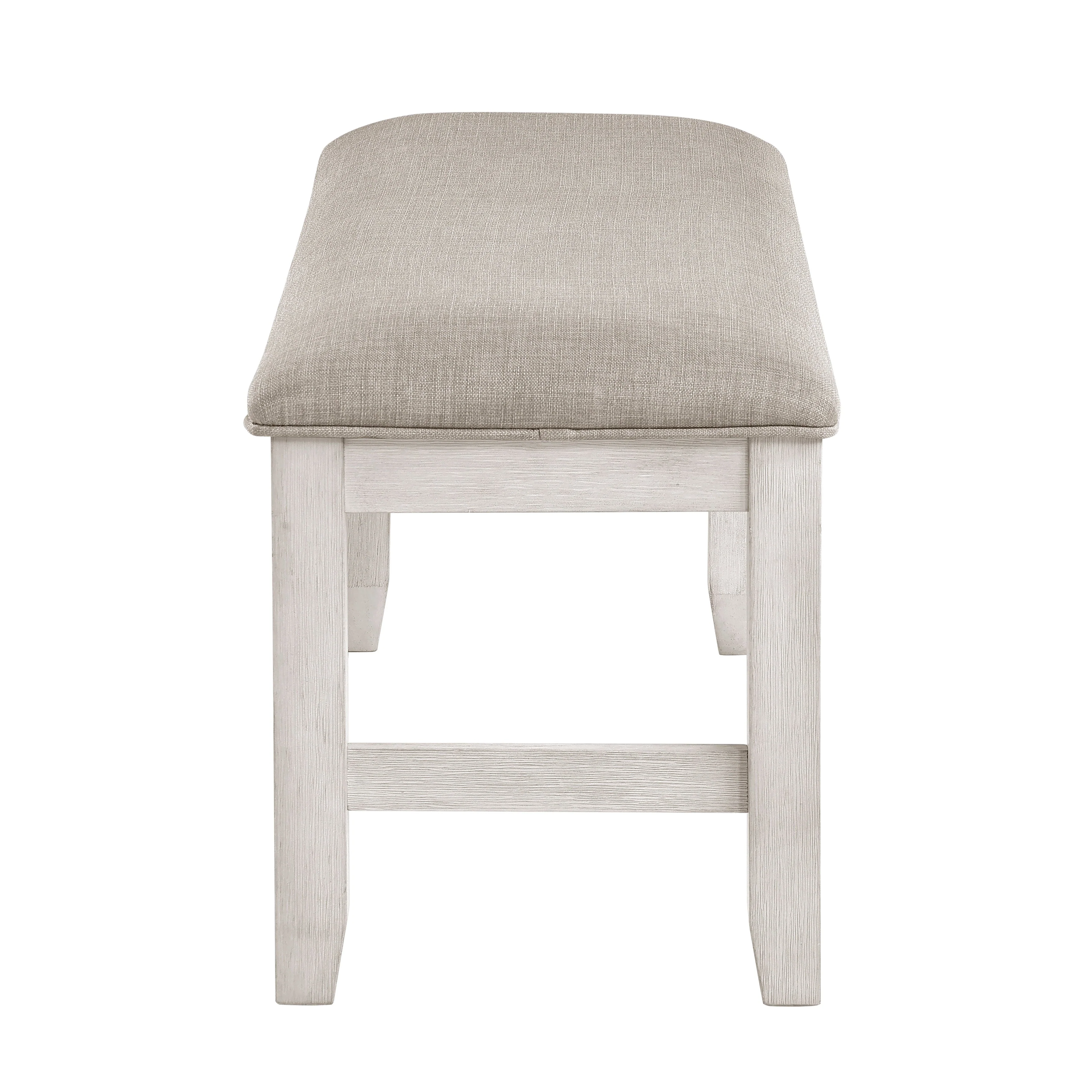 Savile Antique White/Light Gray 6-Piece Dining Set - Image 12