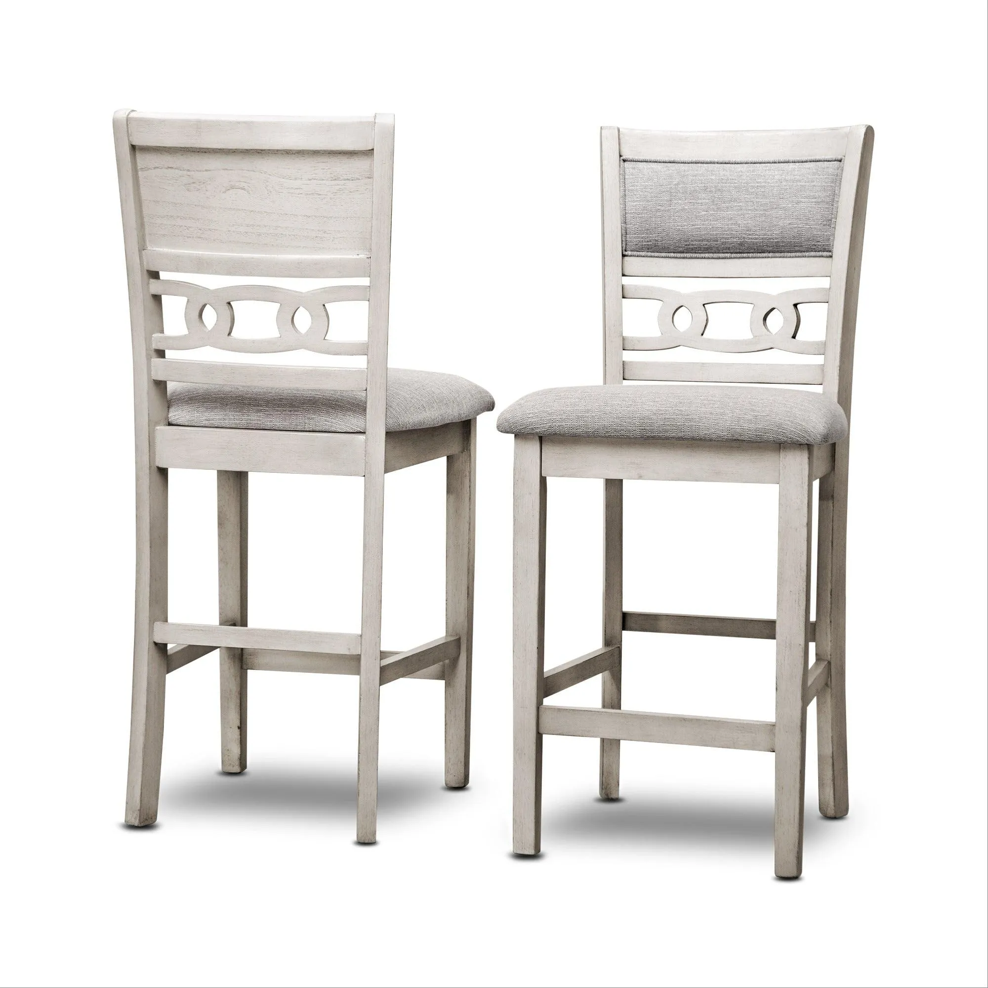 Savor White 5-Piece Counter Height Set - Image 3