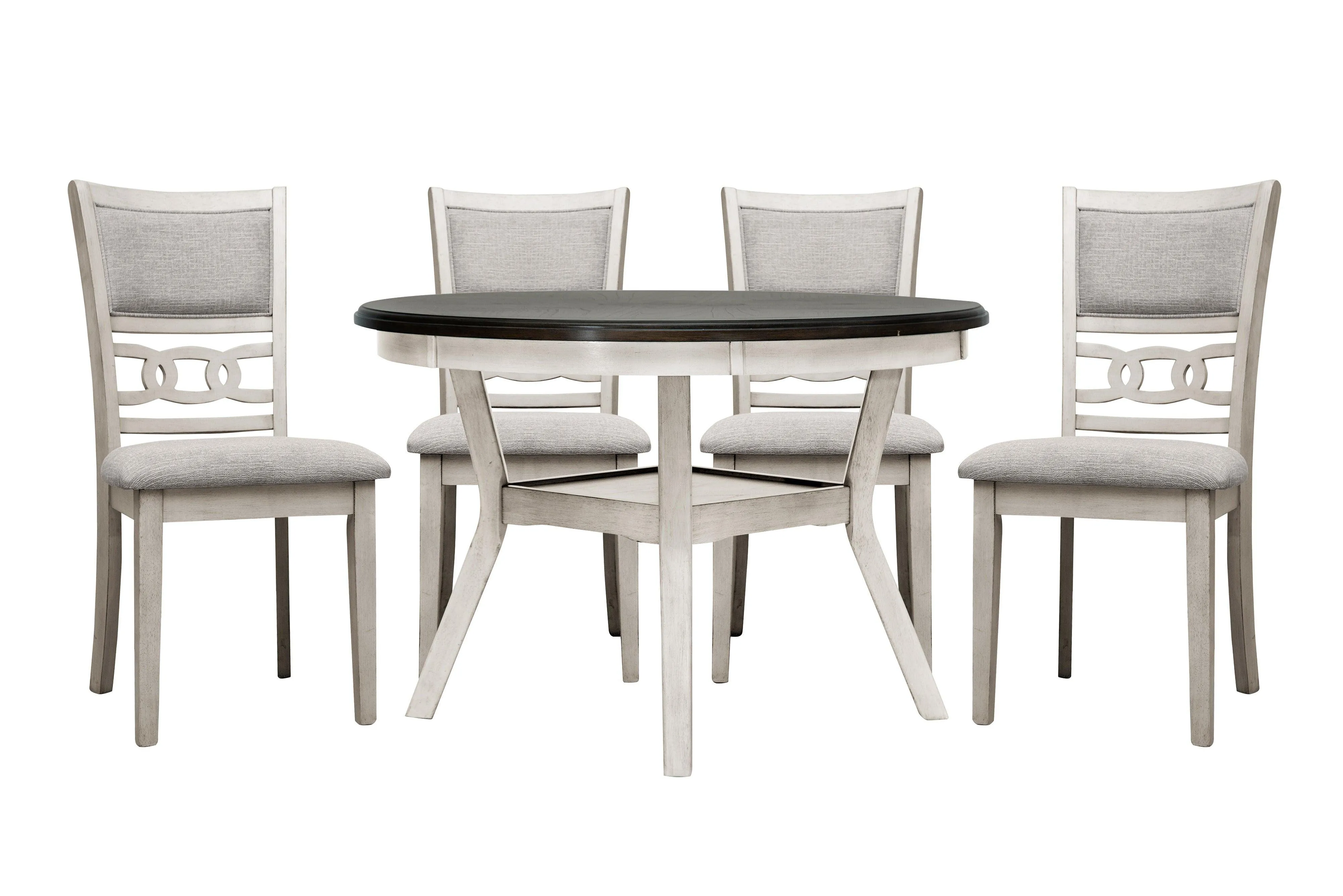 Savor White 5-Piece Dining Set - Image 2
