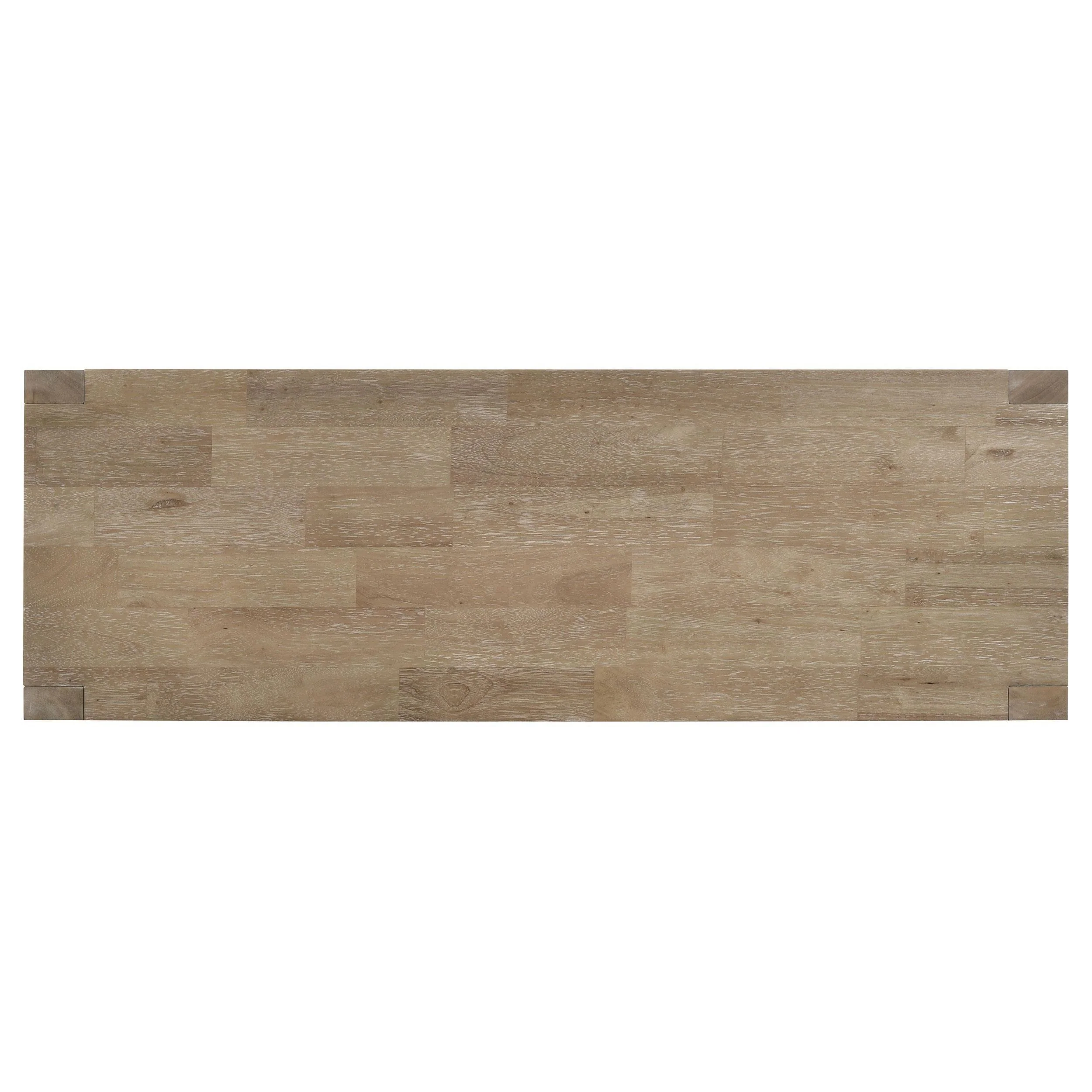 Scottsdale Solid Wood Dining Bench Brown Washed - Image 5