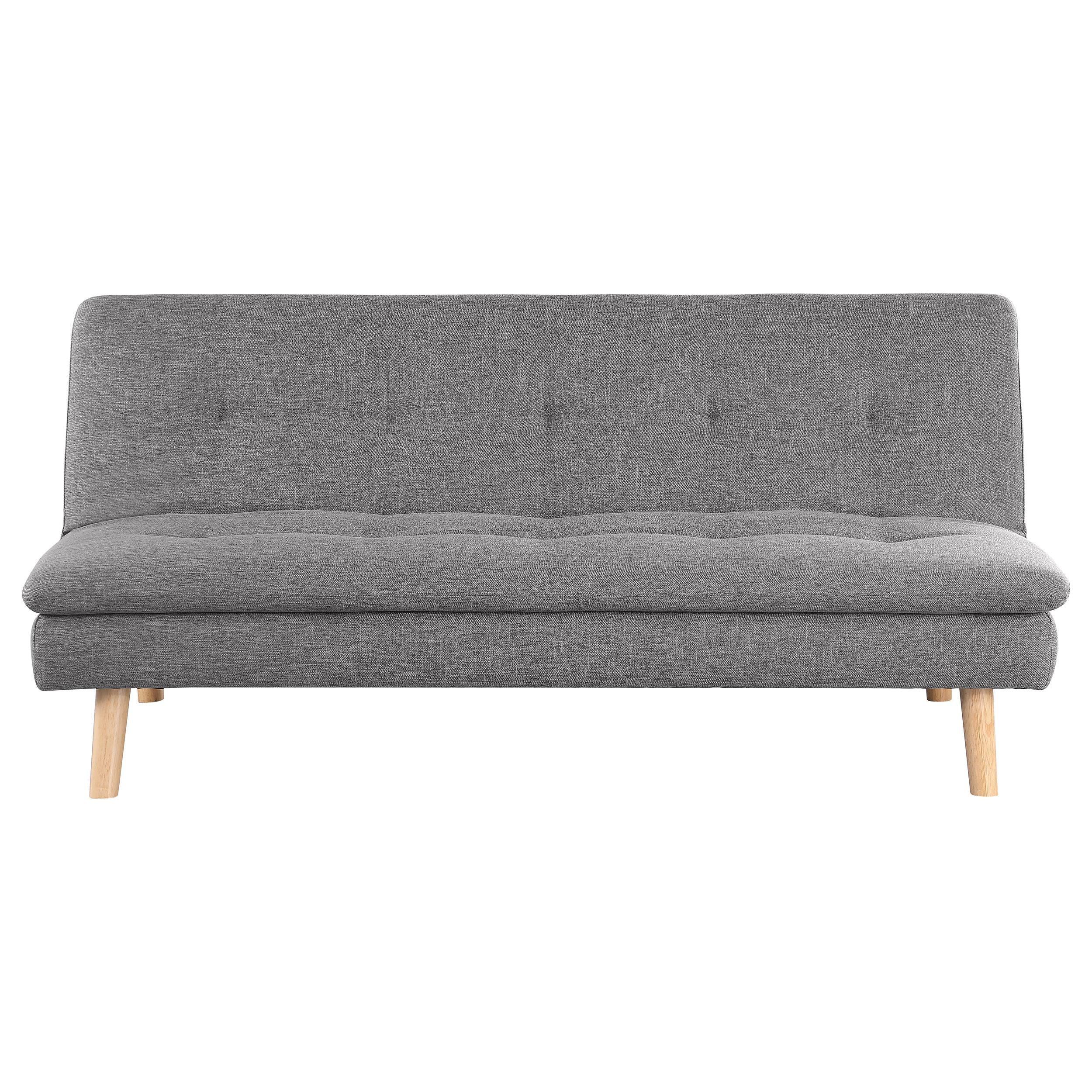 Scout Upholstered Tufted Convertible Sofa Bed Grey - Image 4