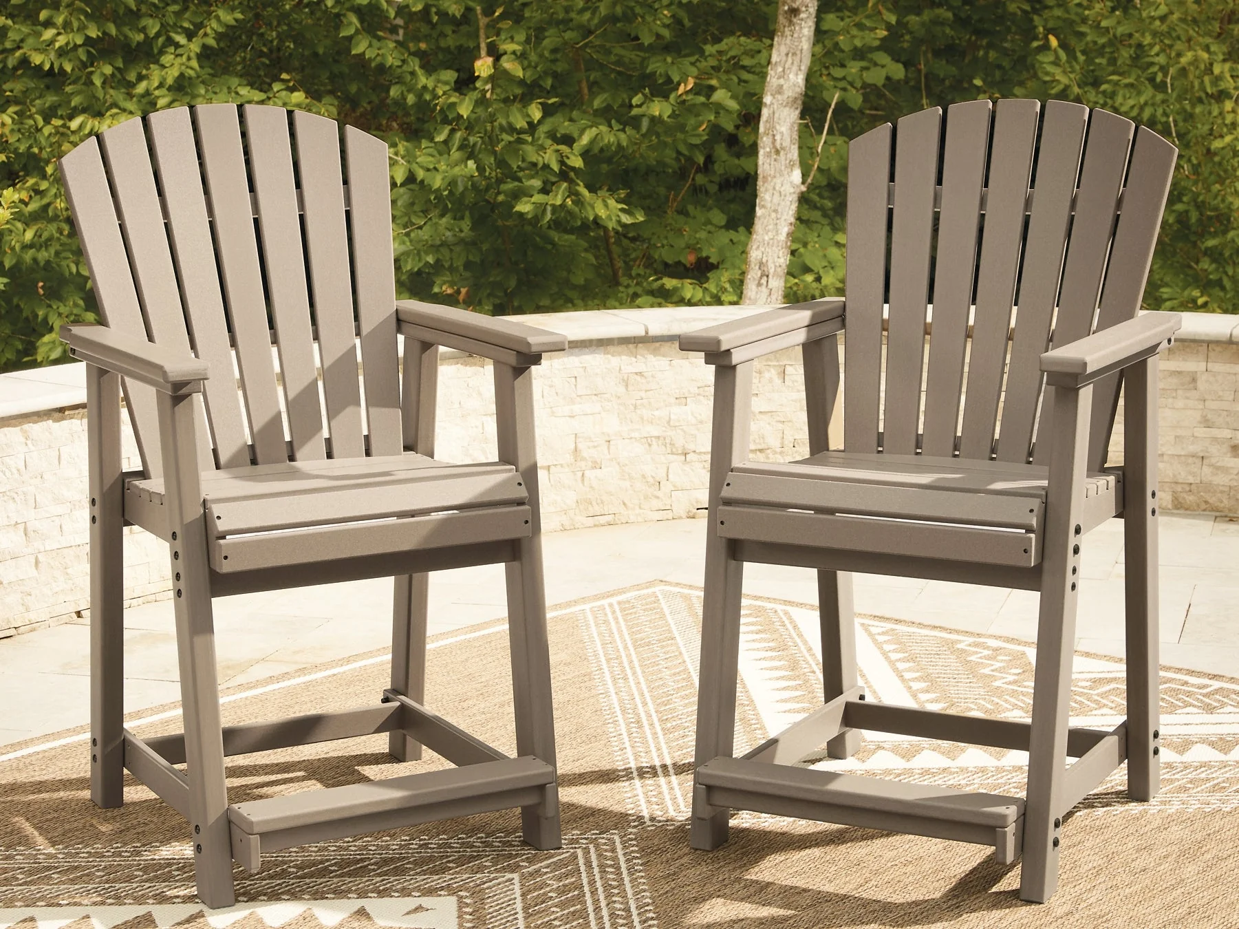 Seacliff Beach Medium Brown Barstool (2/CN) - Image 3