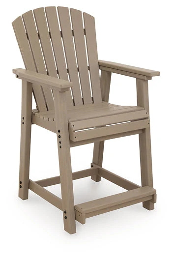 Seacliff Beach Medium Brown Barstool (2/CN) - Image 4