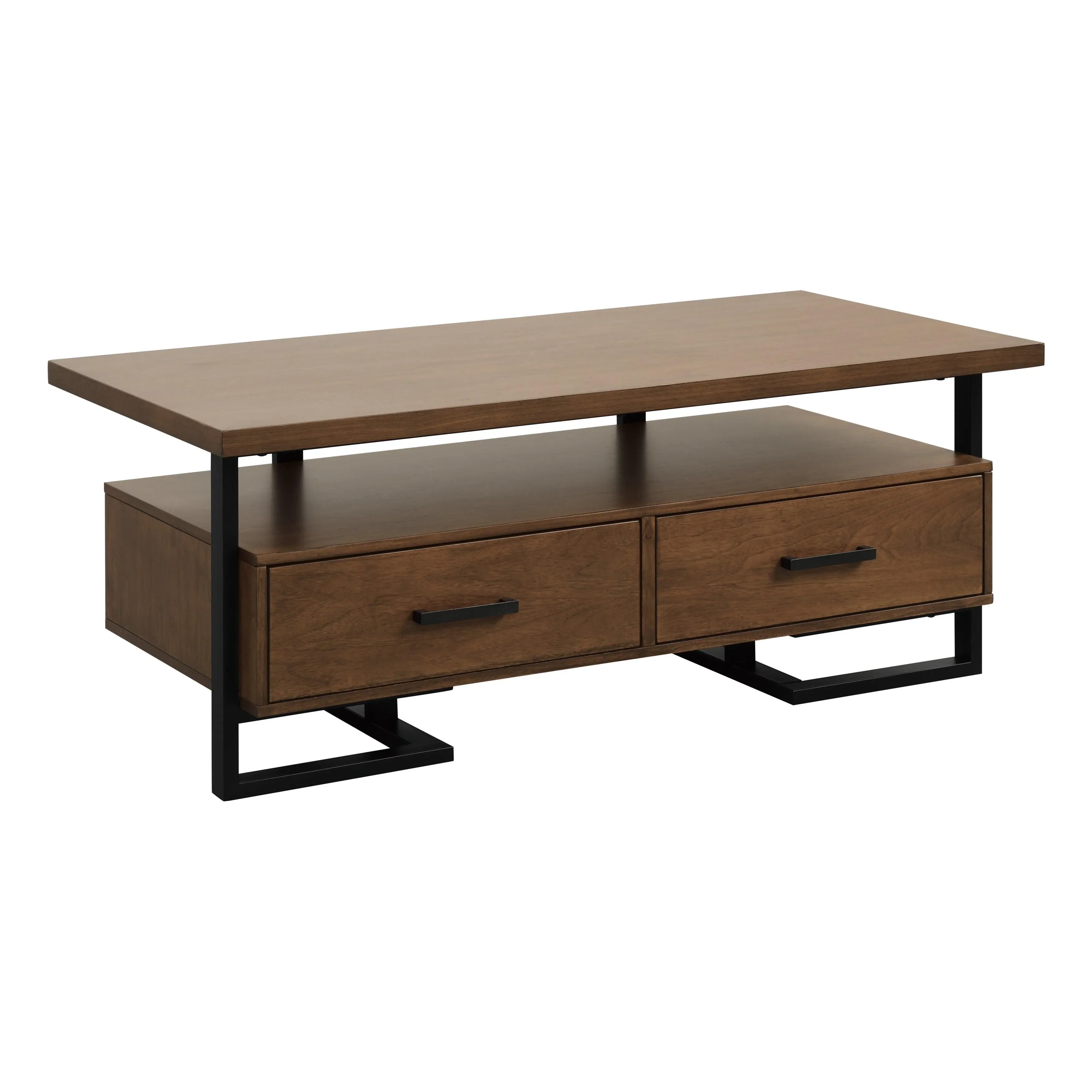 Sedley Walnut/Rustic Black Cocktail Table - Image 5