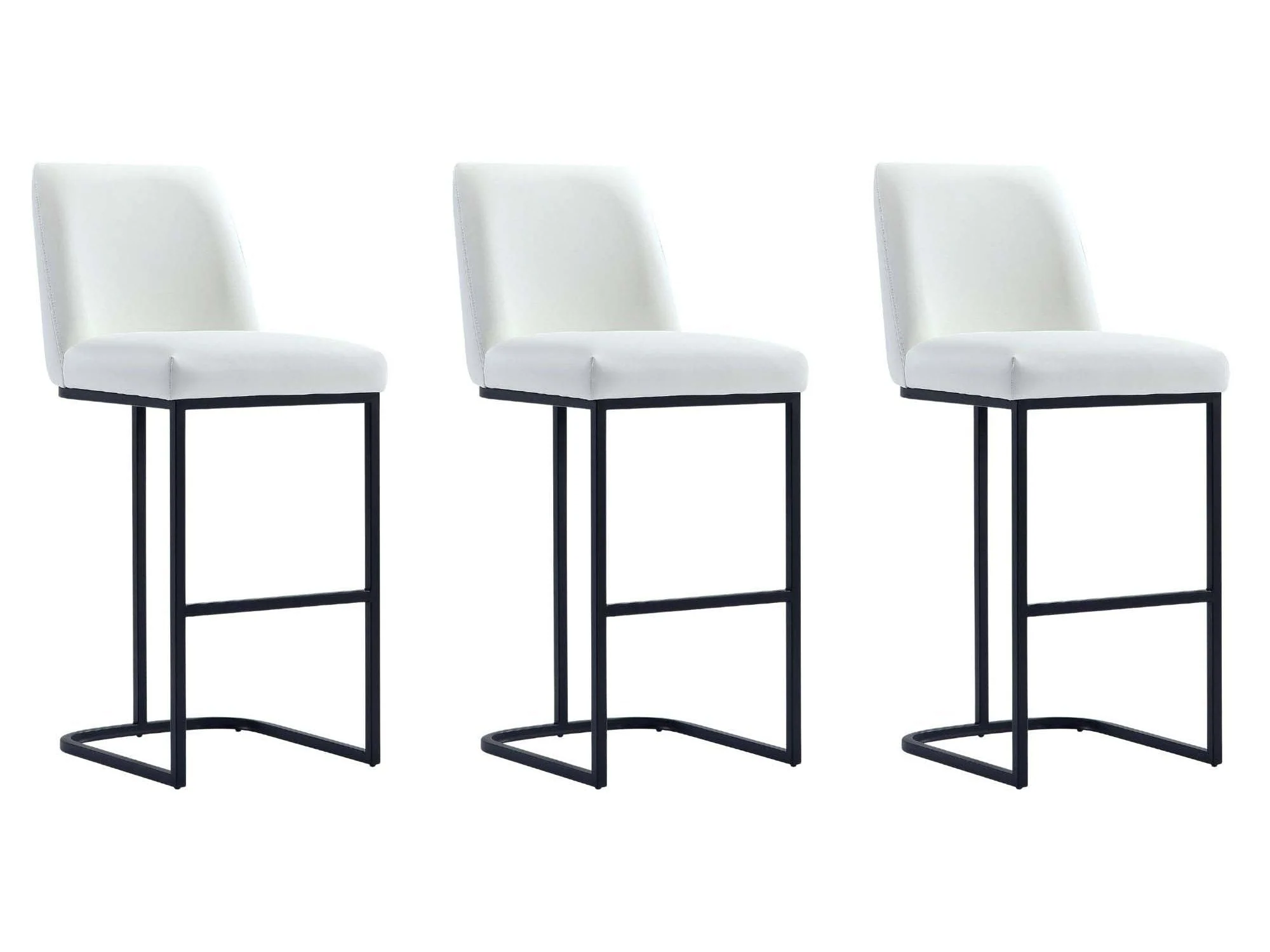 Serena Barstool in White (set of 3)