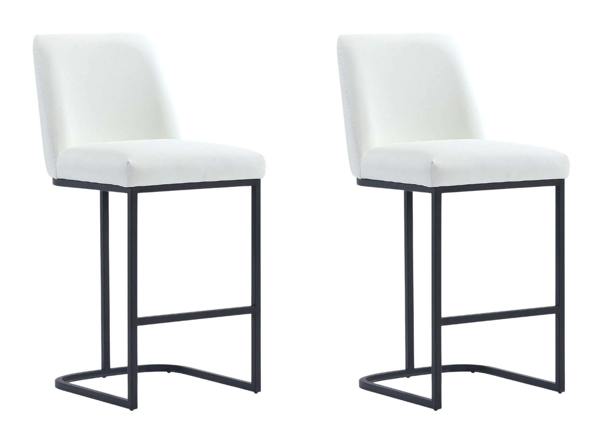 Serena Counter Stool in White (set of 2)