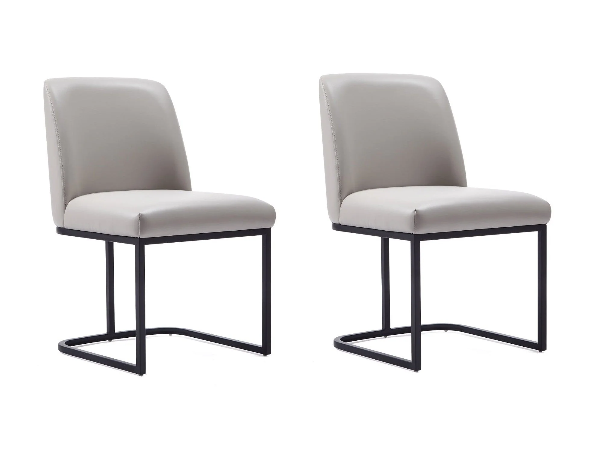 Serena Dining Chair in Light Grey (set of 2)
