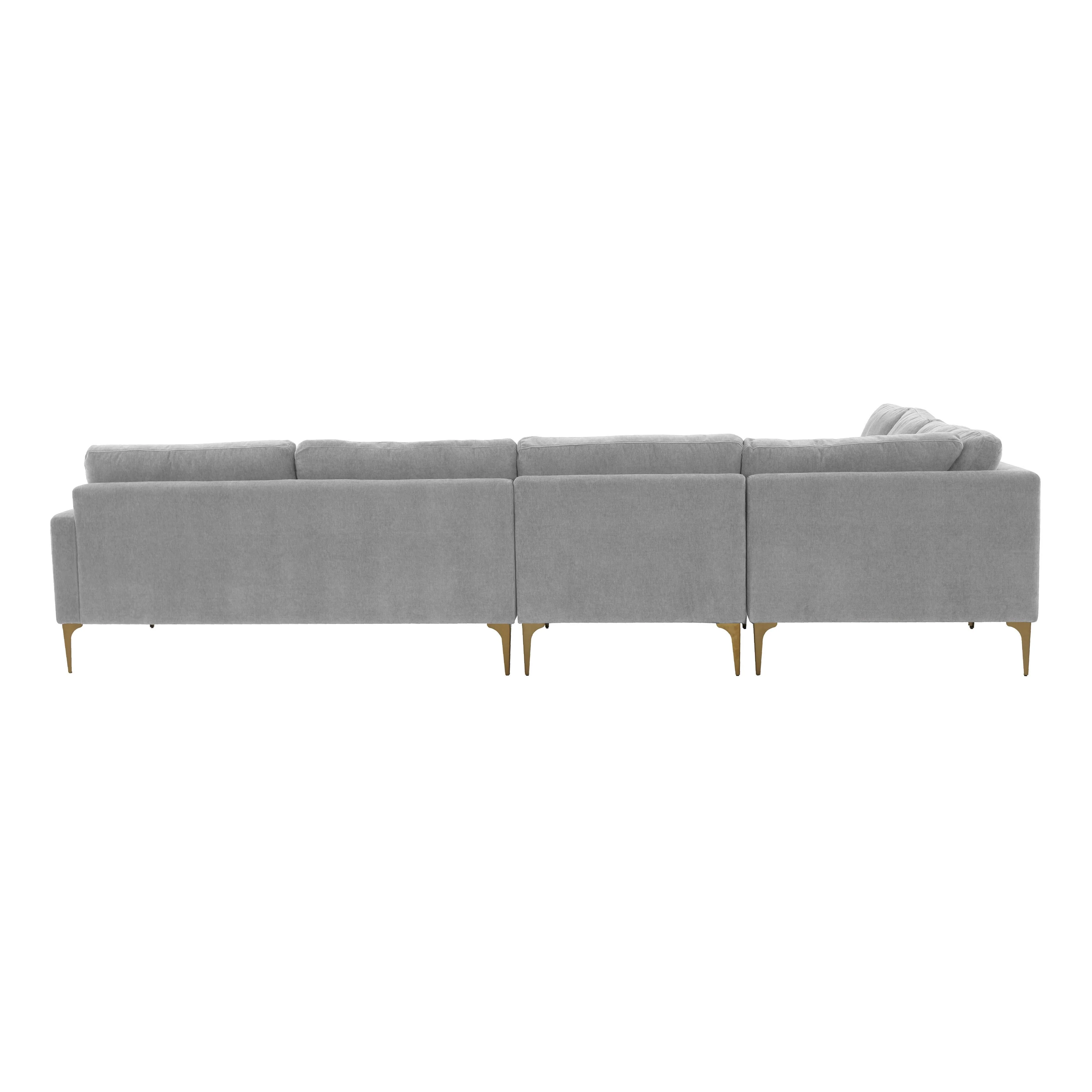Serena Velvet Large L-Sectional - Image 18