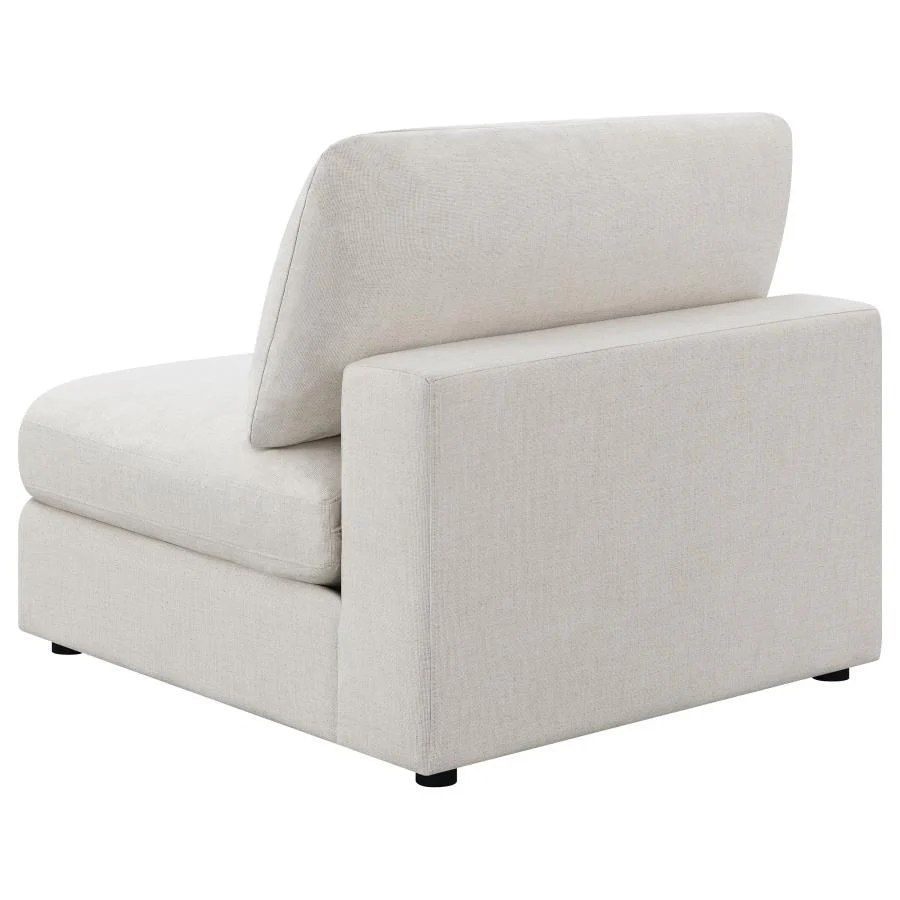 Serene Beige 6-Piece Upholstered Modular Sectional - Image 7