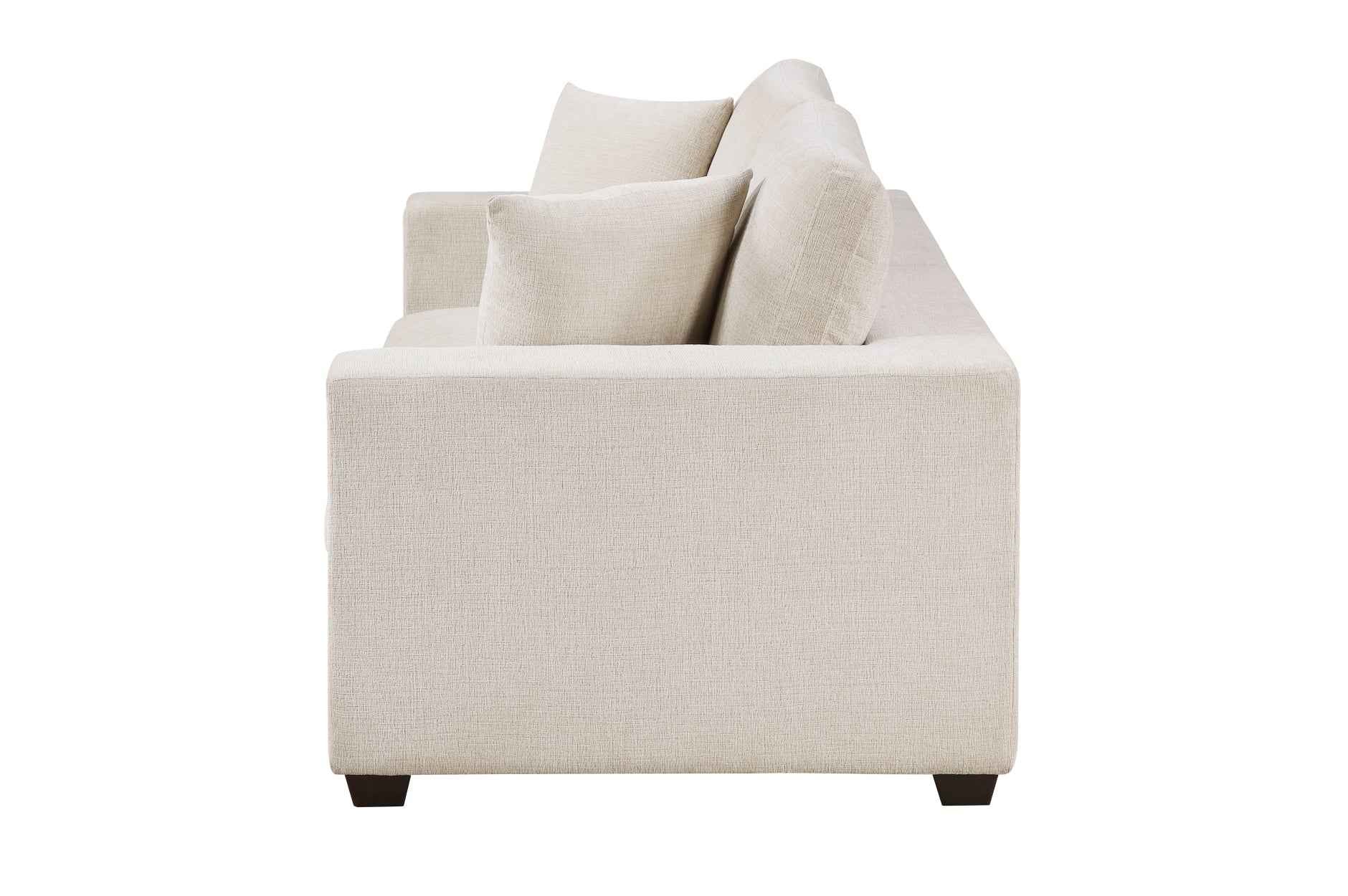 Serenity Beige Loveseat - Image 3