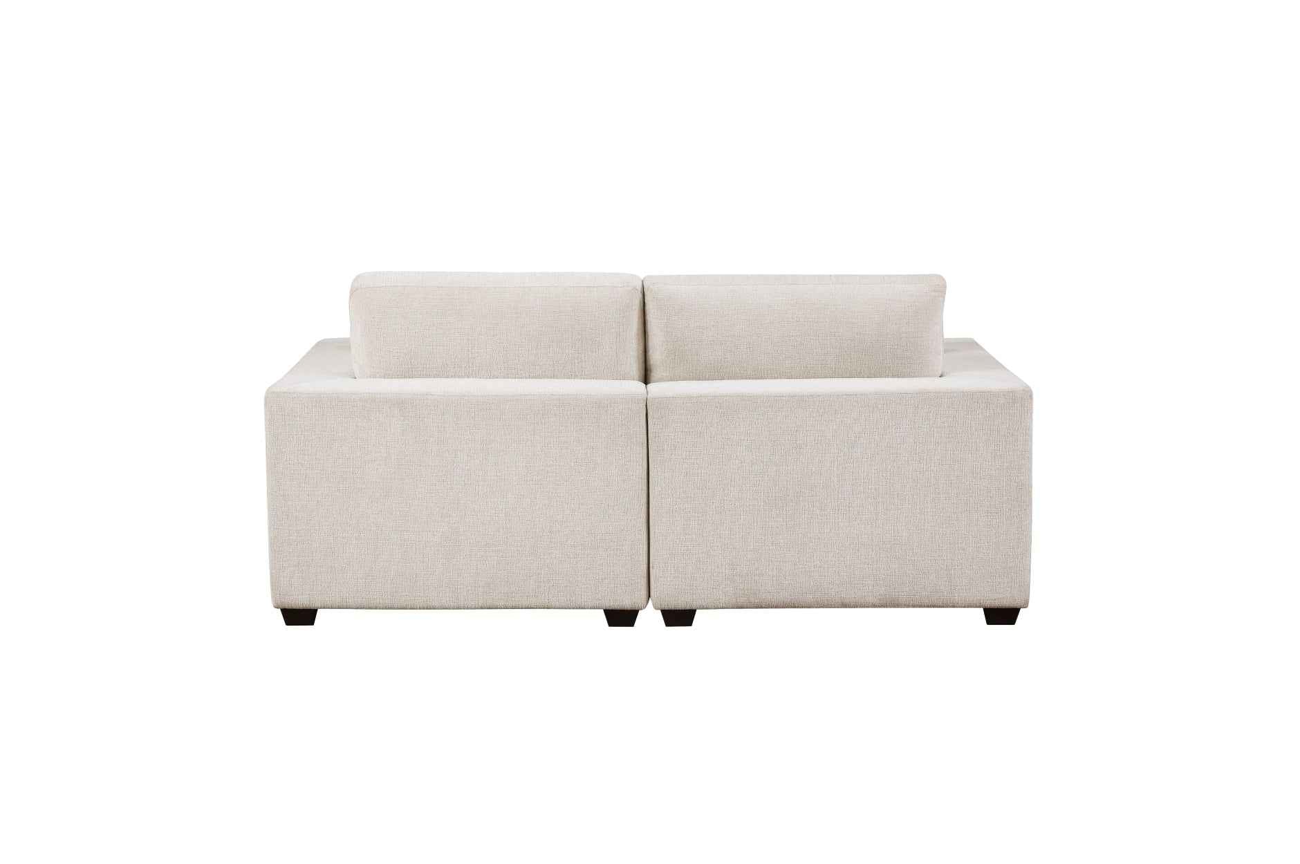 Serenity Beige Loveseat - Image 4