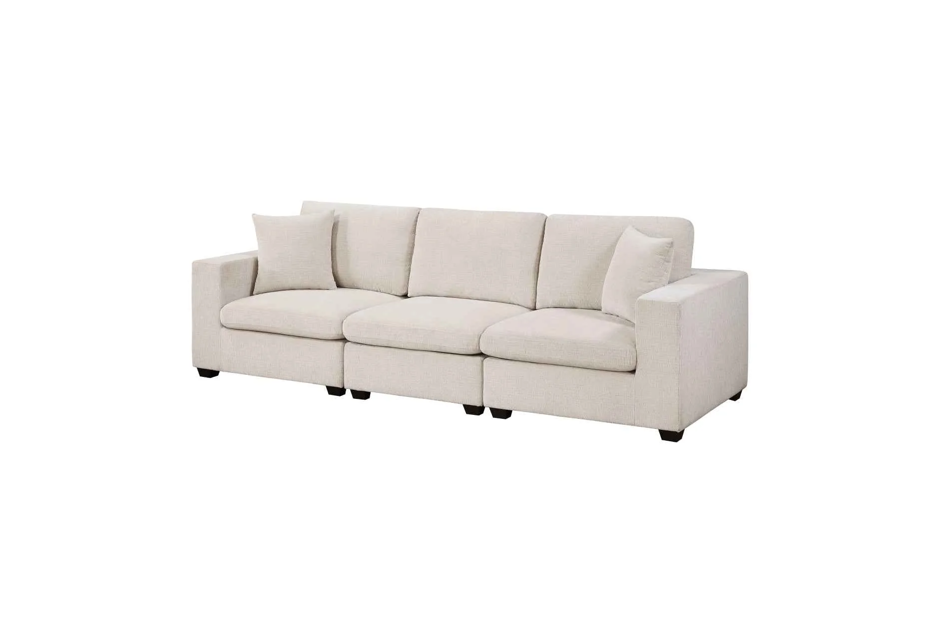 Serenity Beige Sofa - Image 2