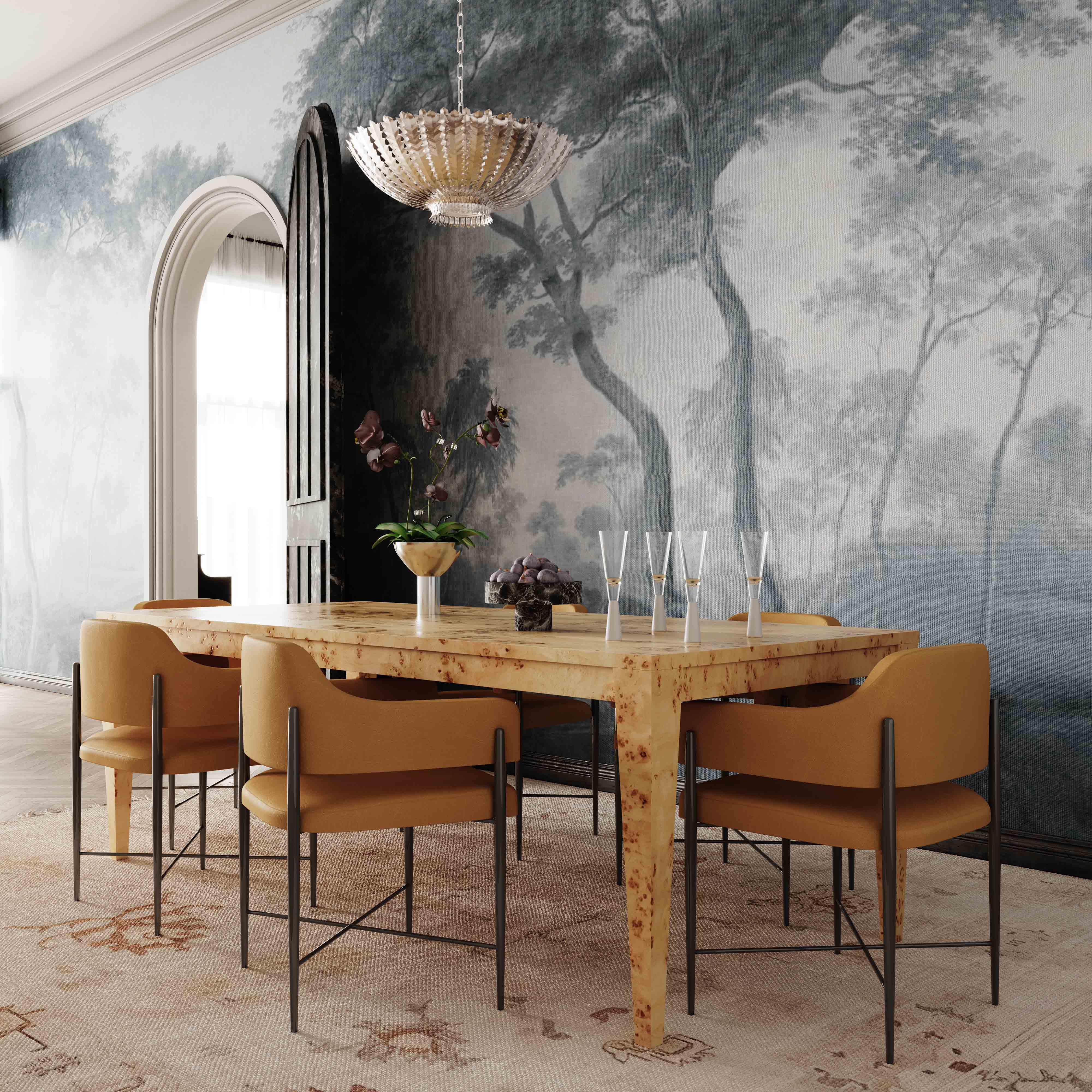 Sezanne Vegan Leather Dining Chair - Image 9