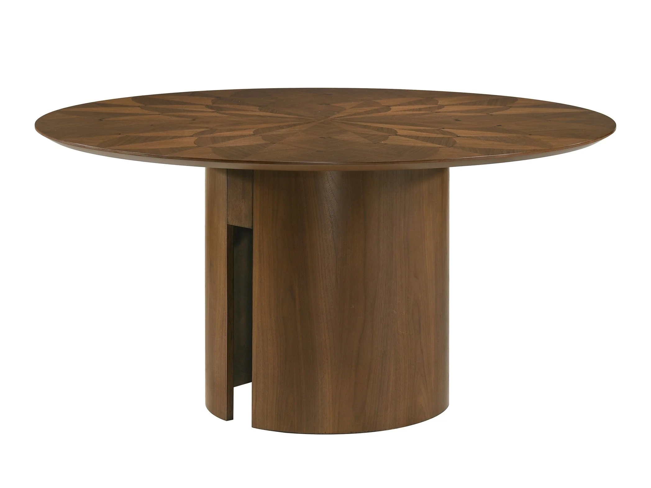 Shari Brown/Beige 5-Piece Round Dining Set - Image 4