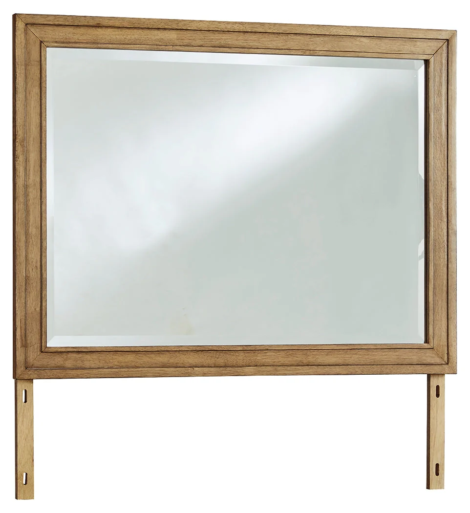 Sharlance Light Brown Bedroom Mirror - Image 5