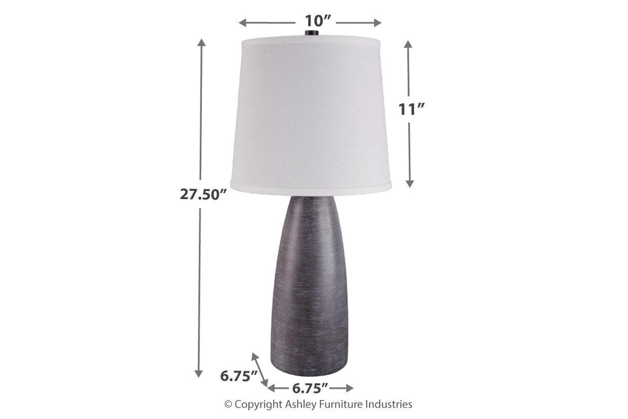 Shavontae Gray Table Lamp - Image 3