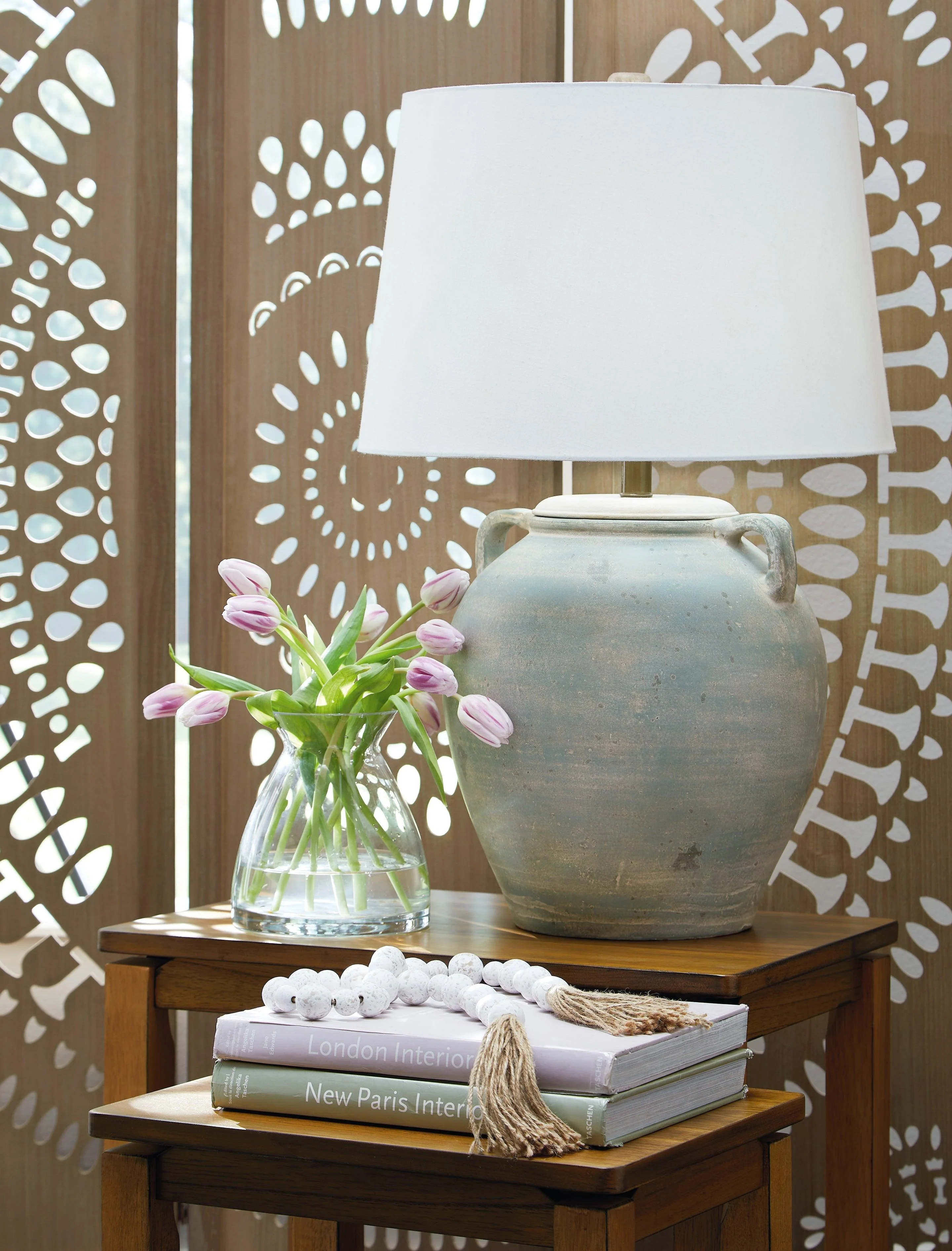 Shawburg Antique Green Table Lamp - Image 5