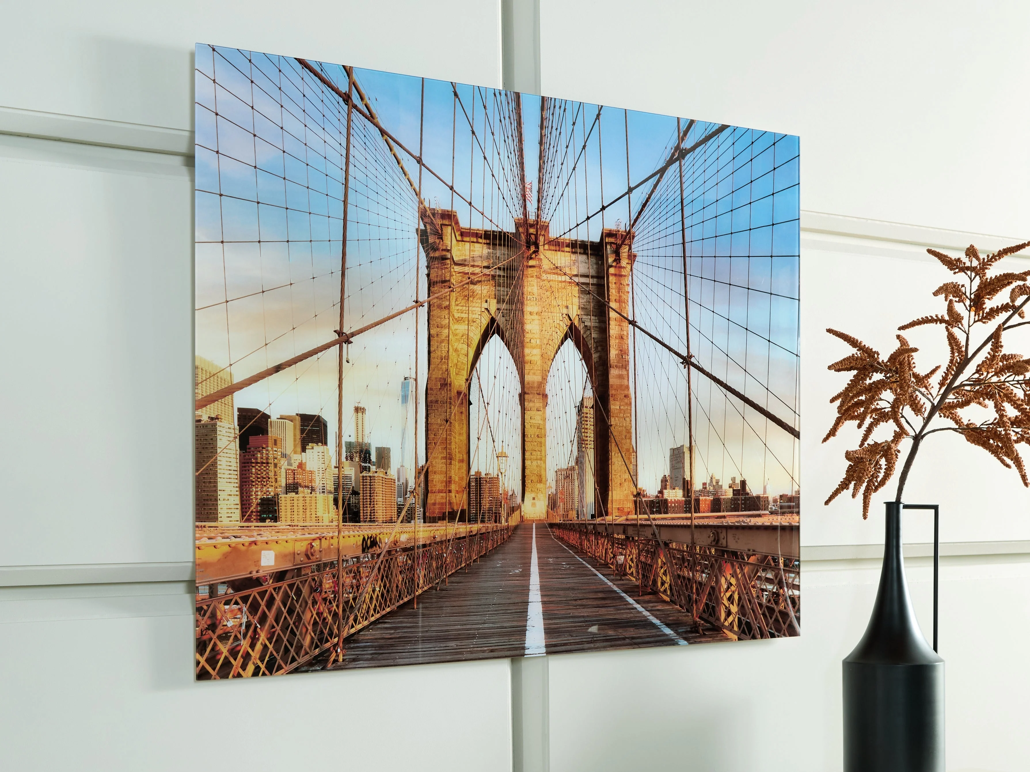 Shayward Blue/Amber Wall Art