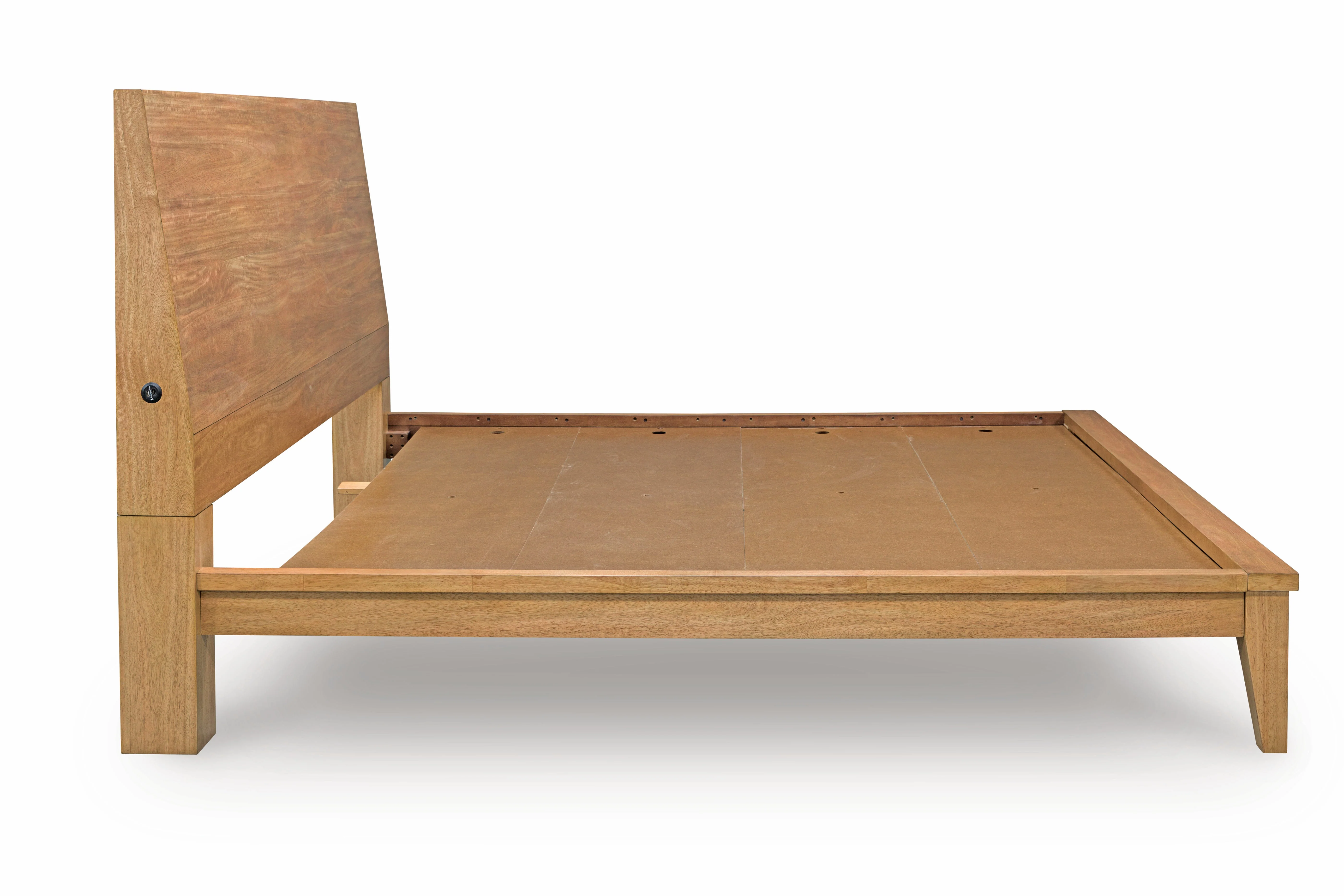 Sherbana Light Brown California King Platform Bed - Image 4