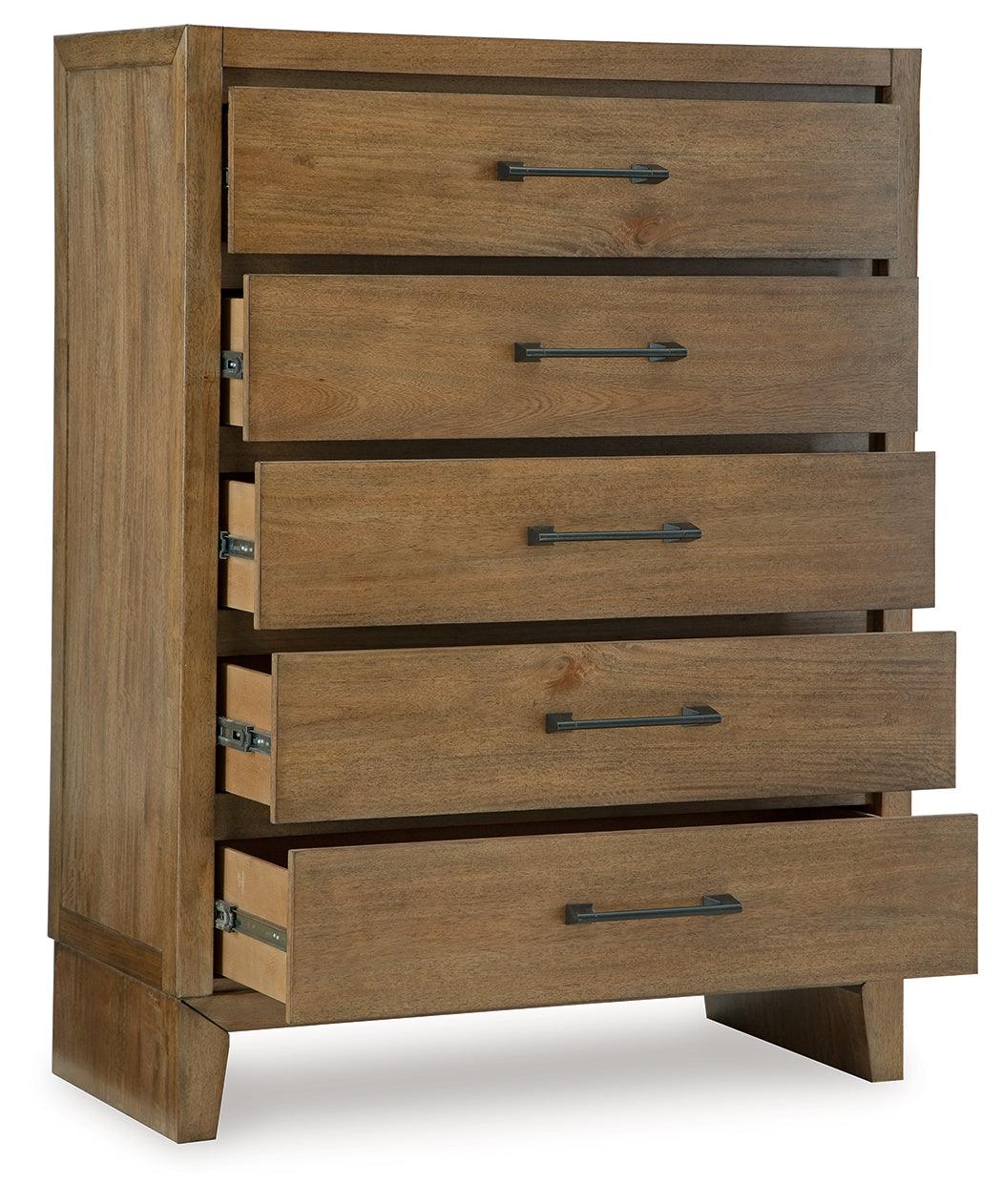 Sherbana Light Brown Chest of Drawers - Image 2